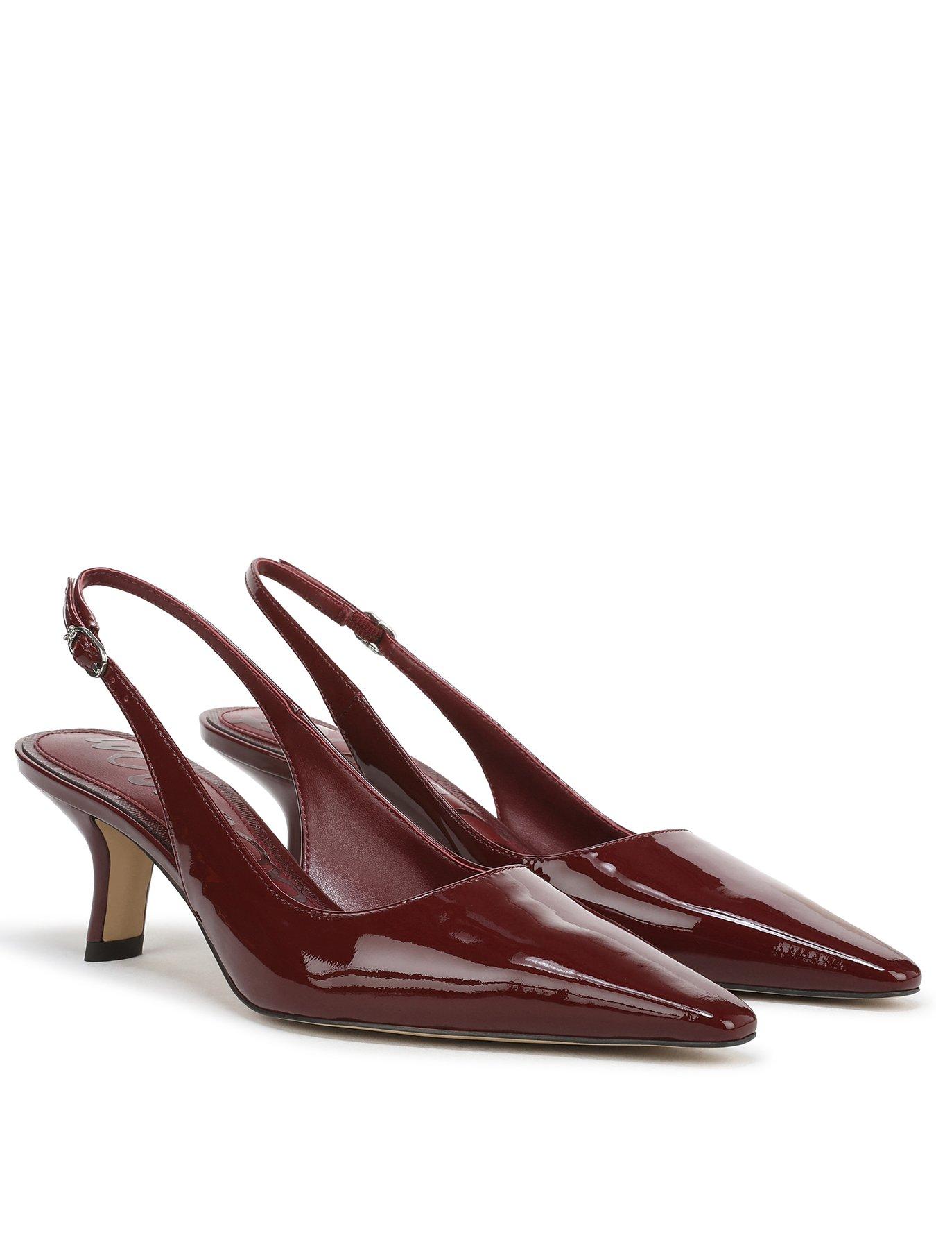 Image 1 of 5 of SAM EDELMAN Bianka Sling Back Heeled Pump - Red