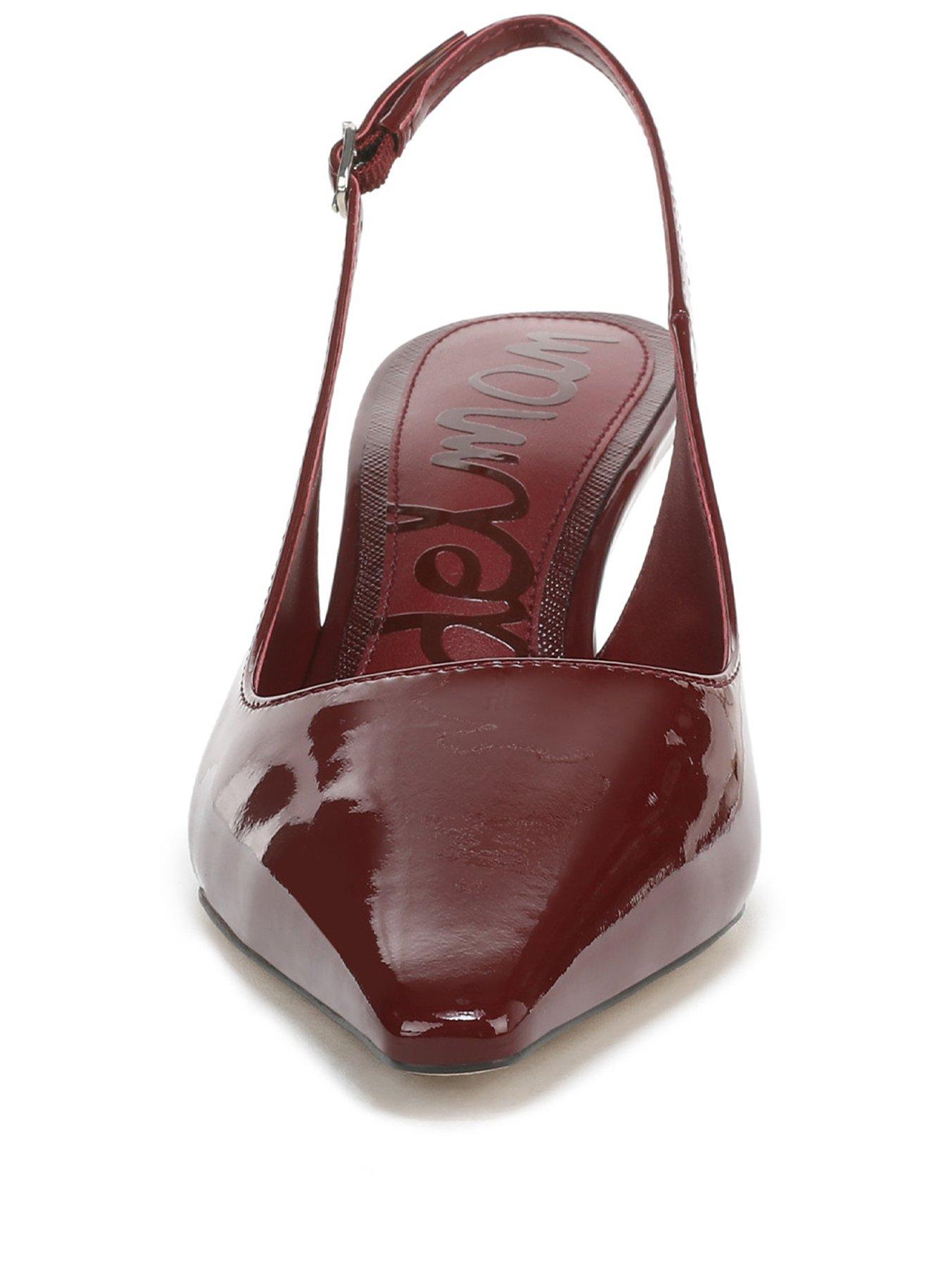 Image 2 of 5 of SAM EDELMAN Bianka Sling Back Heeled Pump - Red