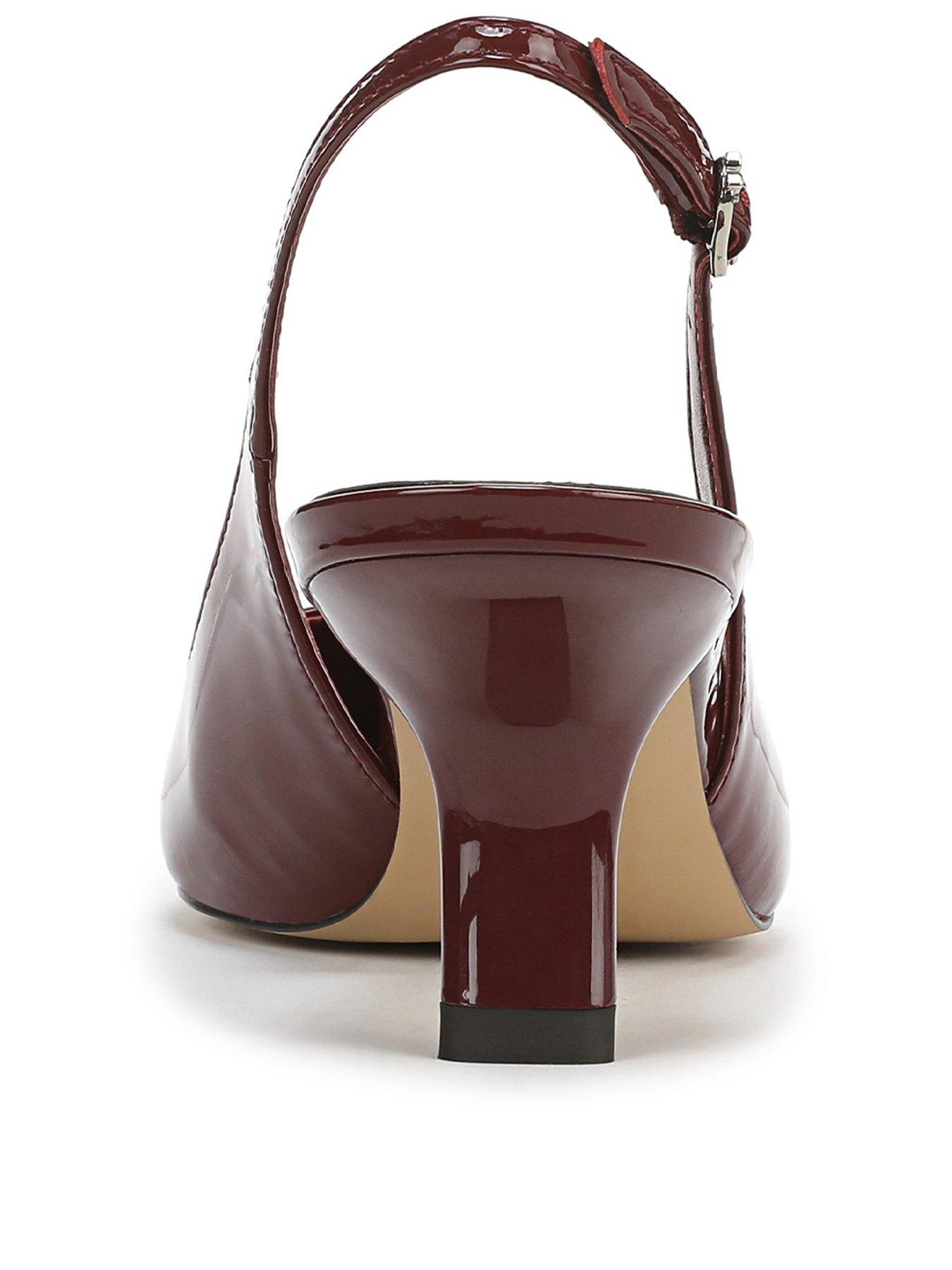 Image 3 of 5 of SAM EDELMAN Bianka Sling Back Heeled Pump - Red