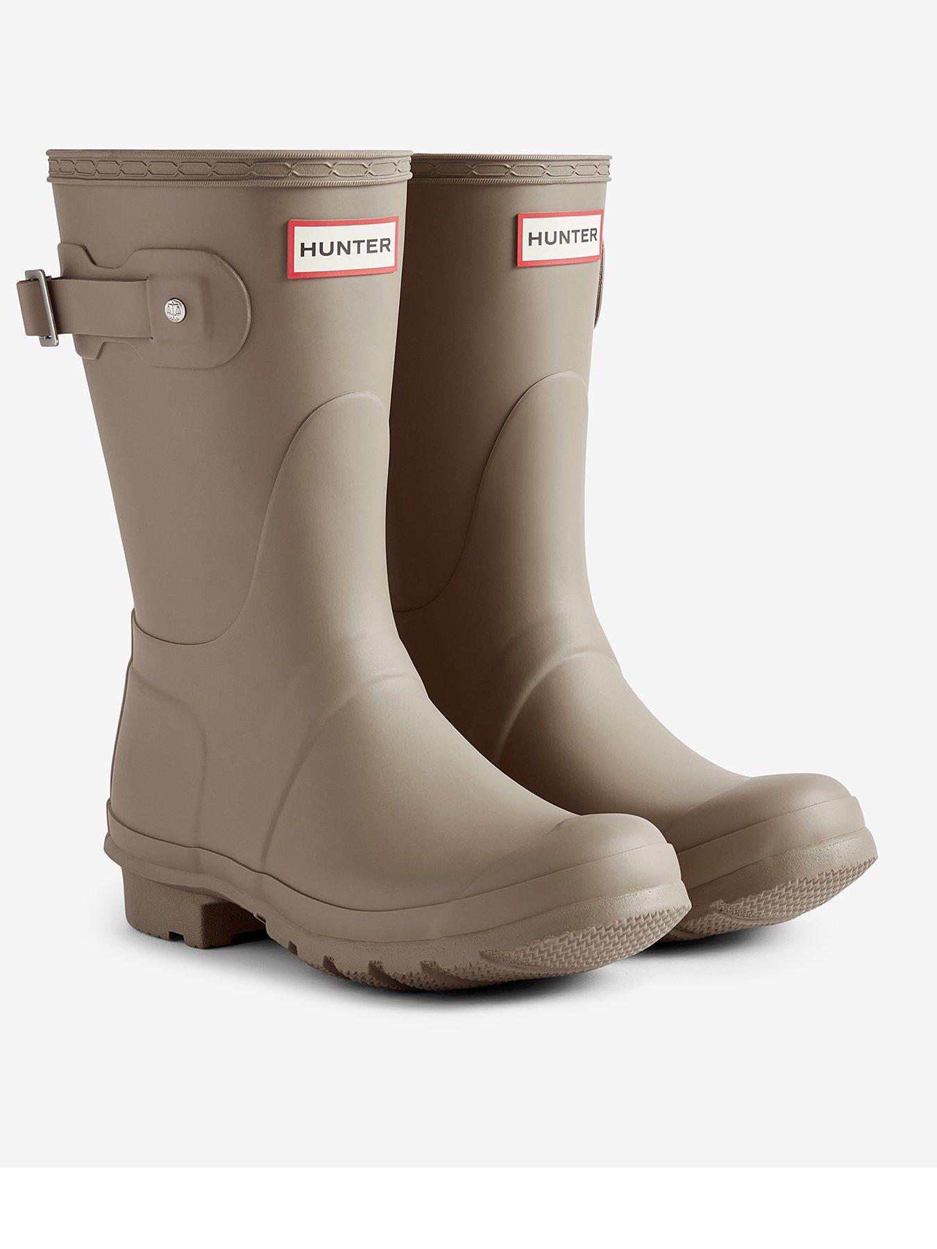 Image 2 of 4 of Hunter Womens Original Short Boot - Beige