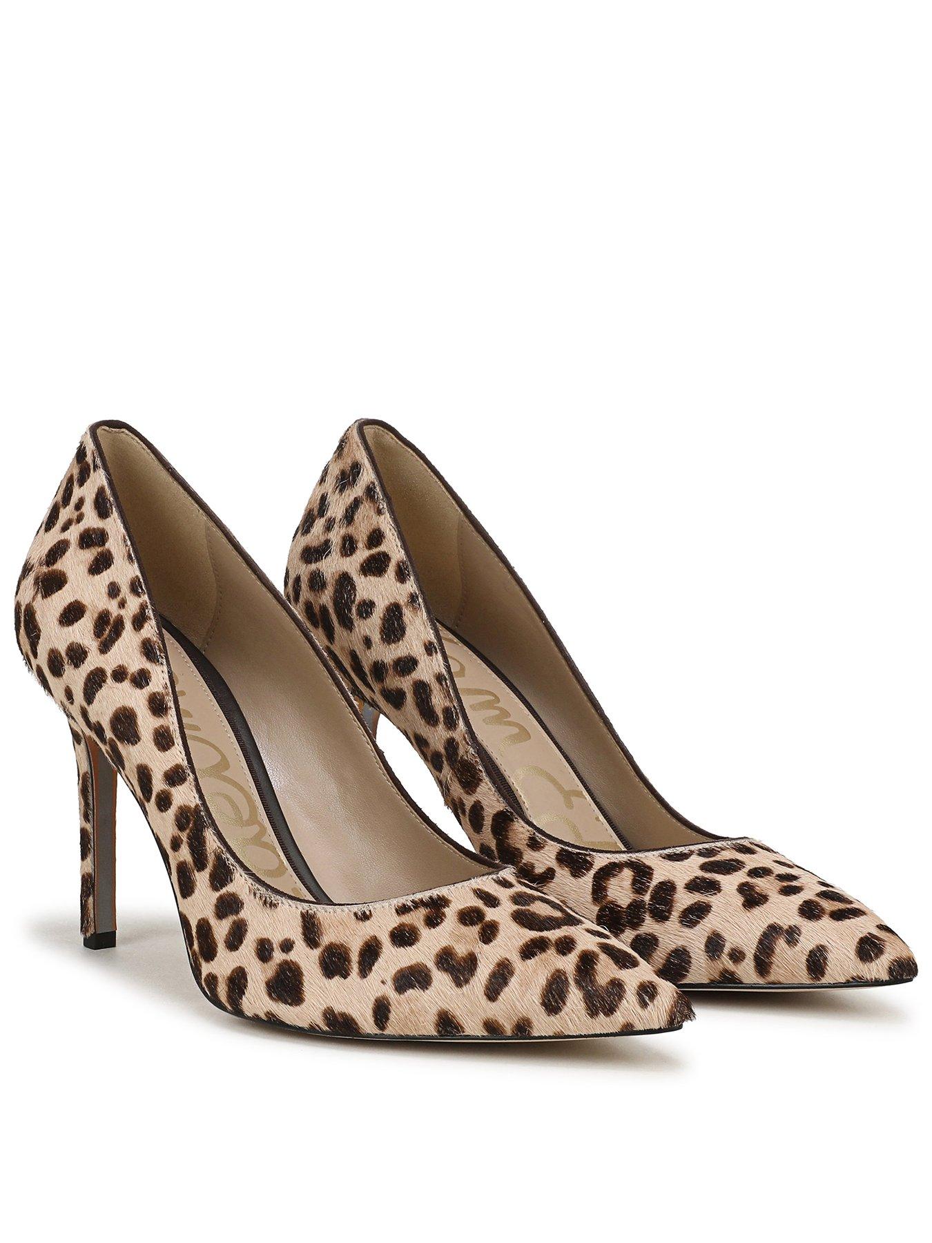 SAM EDELMAN Hazel Leopard Print Heel Shoe - Multi