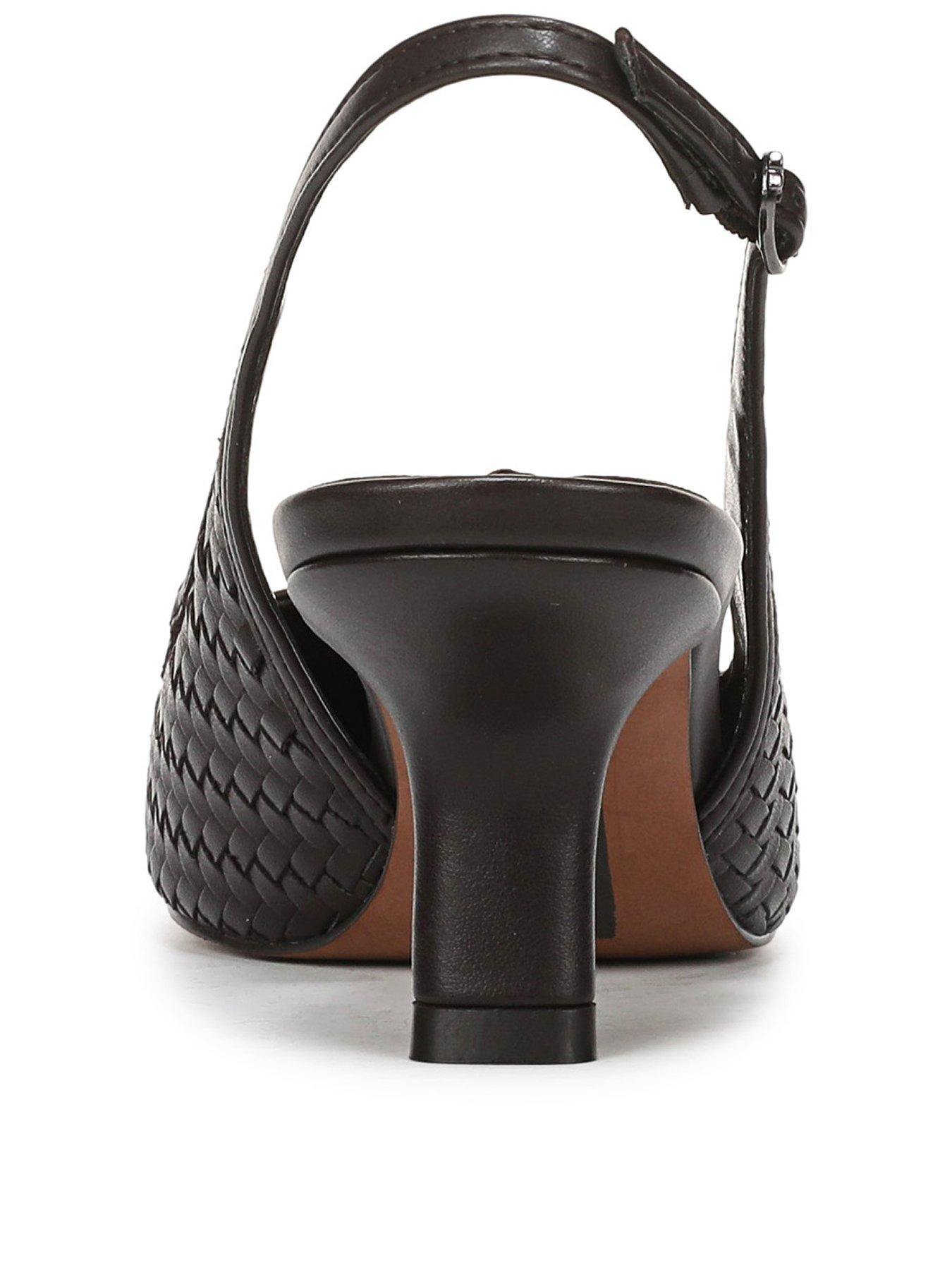 Image 3 of 5 of SAM EDELMAN Bianka Sling Weave Heeled Pump - Brown
