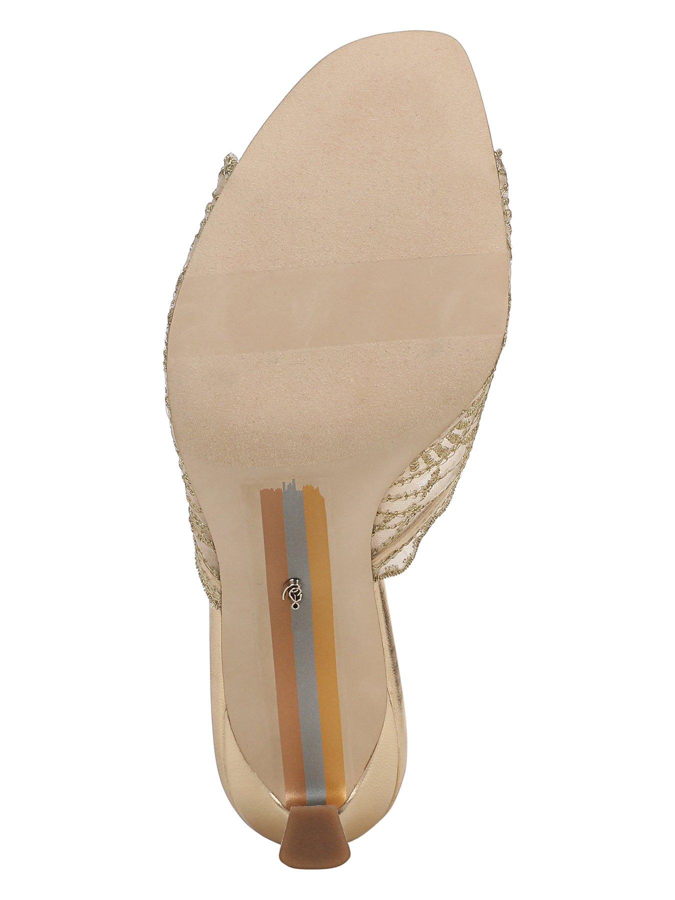 Image 5 of 5 of SAM EDELMAN Iva Heel Mule - Amber Gold