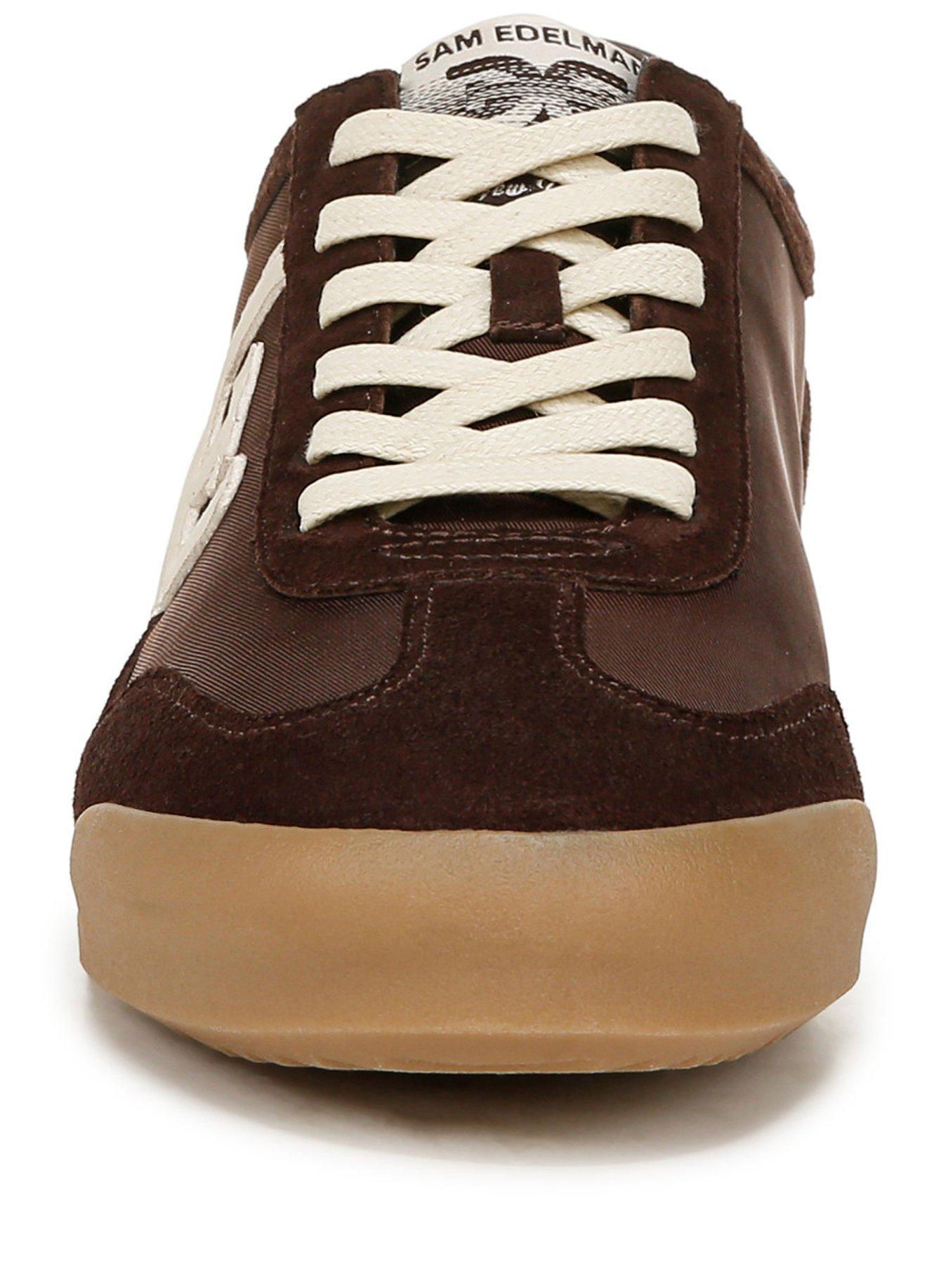 Image 2 of 5 of SAM EDELMAN Ivey Lace Up Trainer - Brown