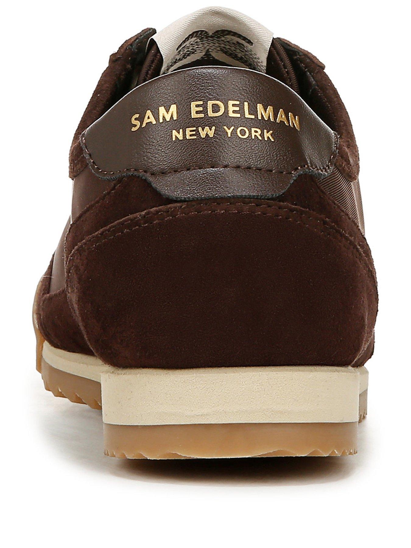 Image 3 of 5 of SAM EDELMAN Ivey Lace Up Trainer - Brown