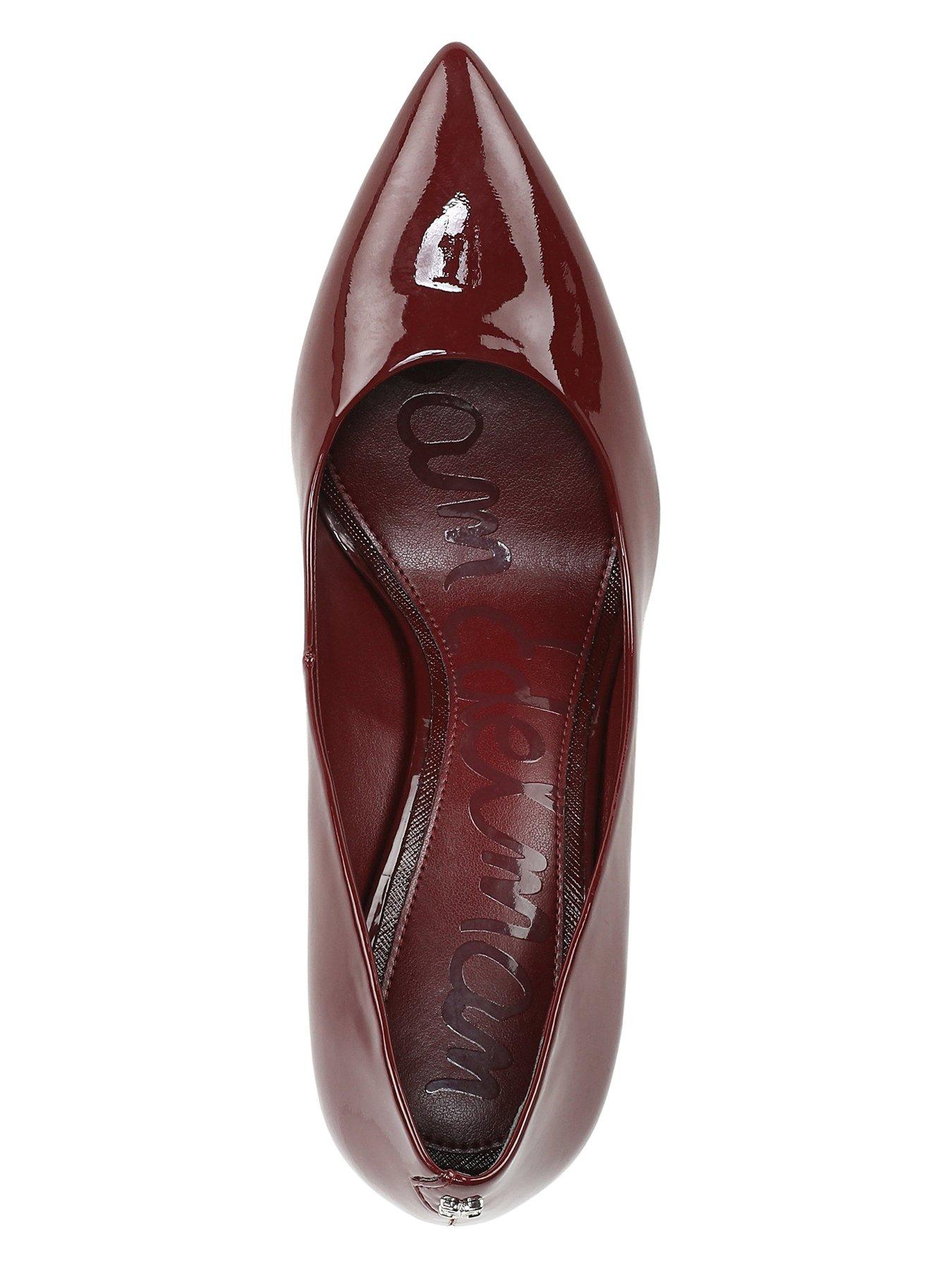 Image 4 of 5 of SAM EDELMAN Hazel Patent Heel Shoe - Red
