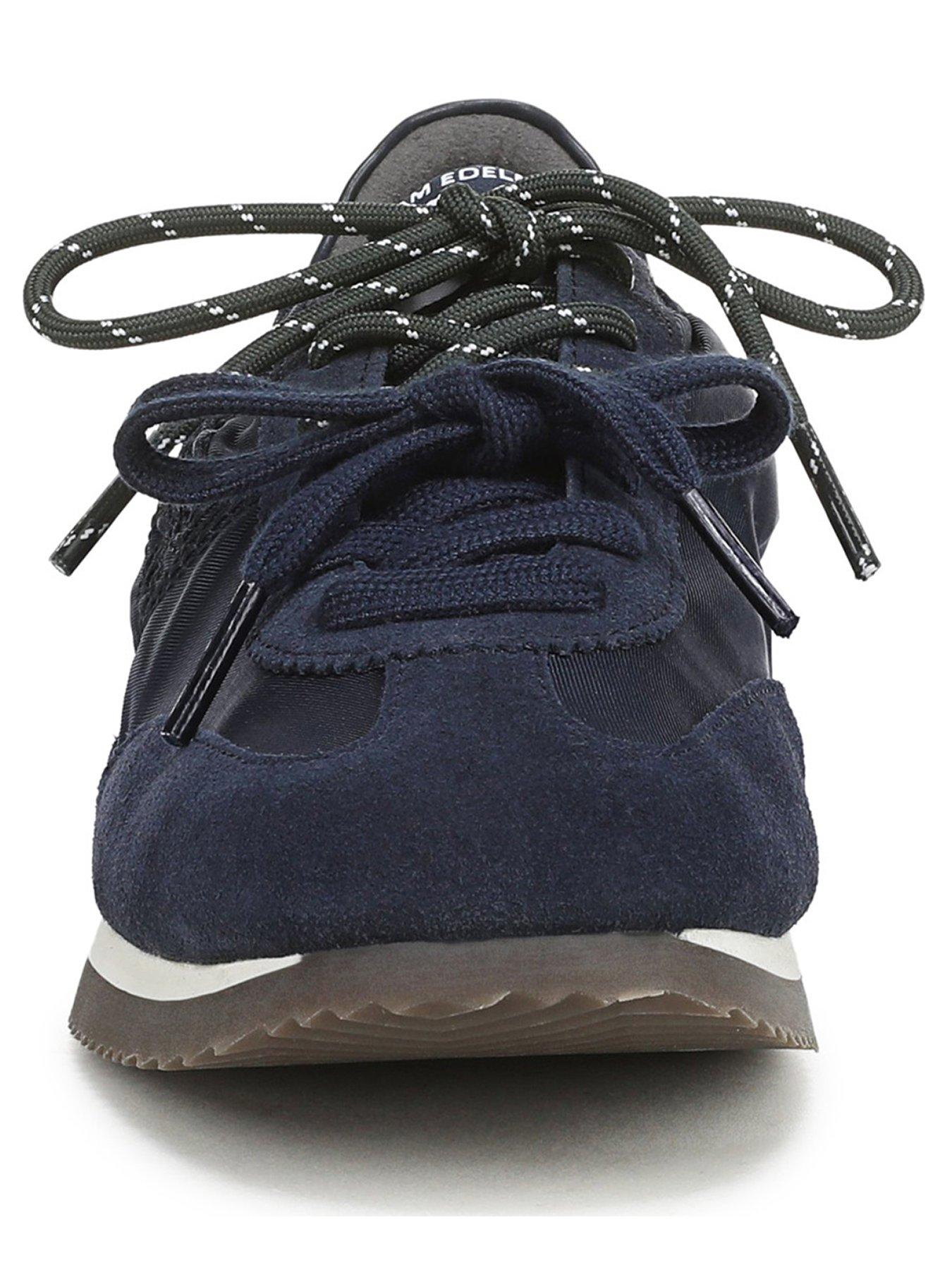 Image 2 of 6 of SAM EDELMAN Evara Lace Up Trainer - Navy