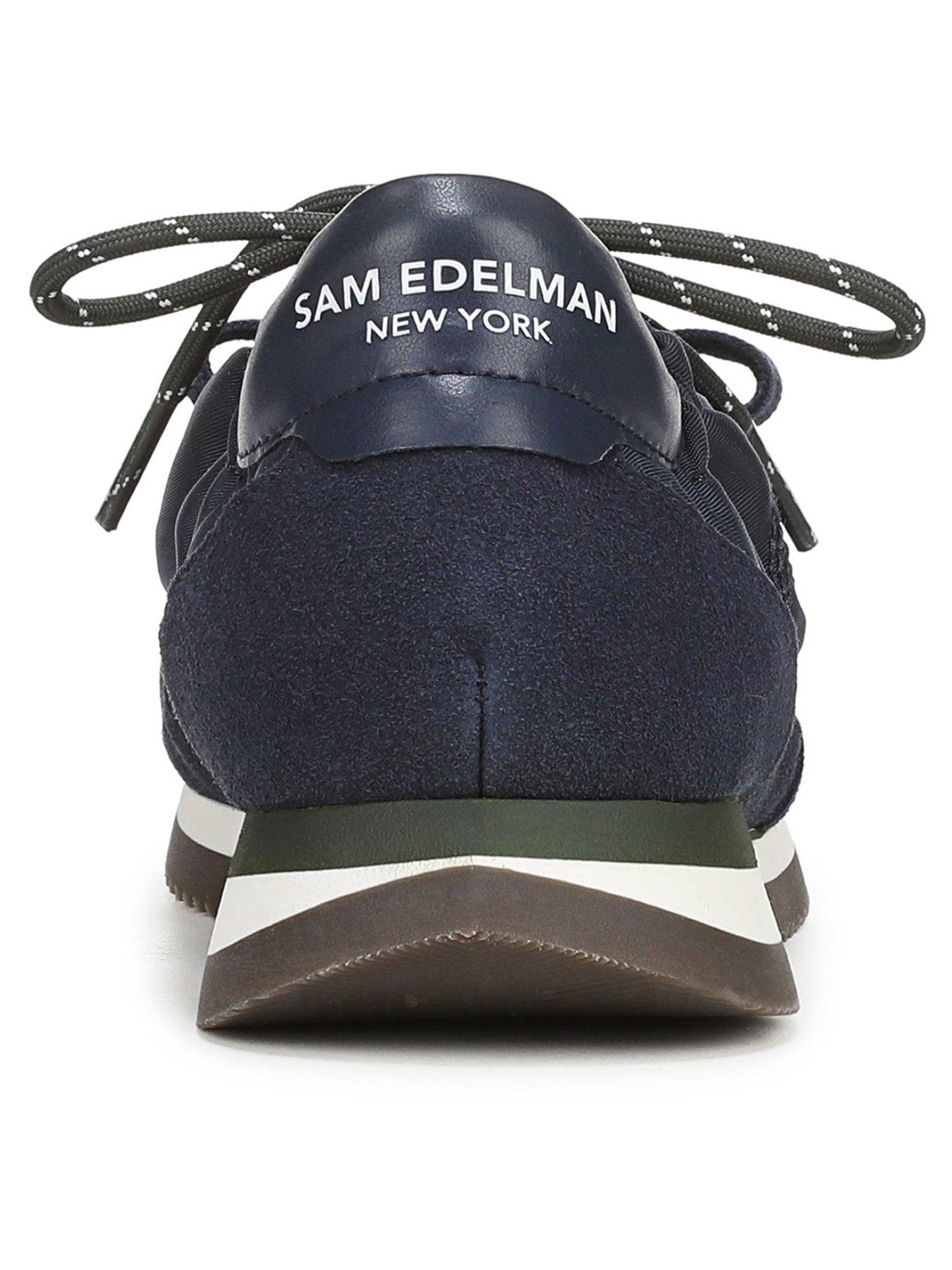 Image 3 of 6 of SAM EDELMAN Evara Lace Up Trainer - Navy