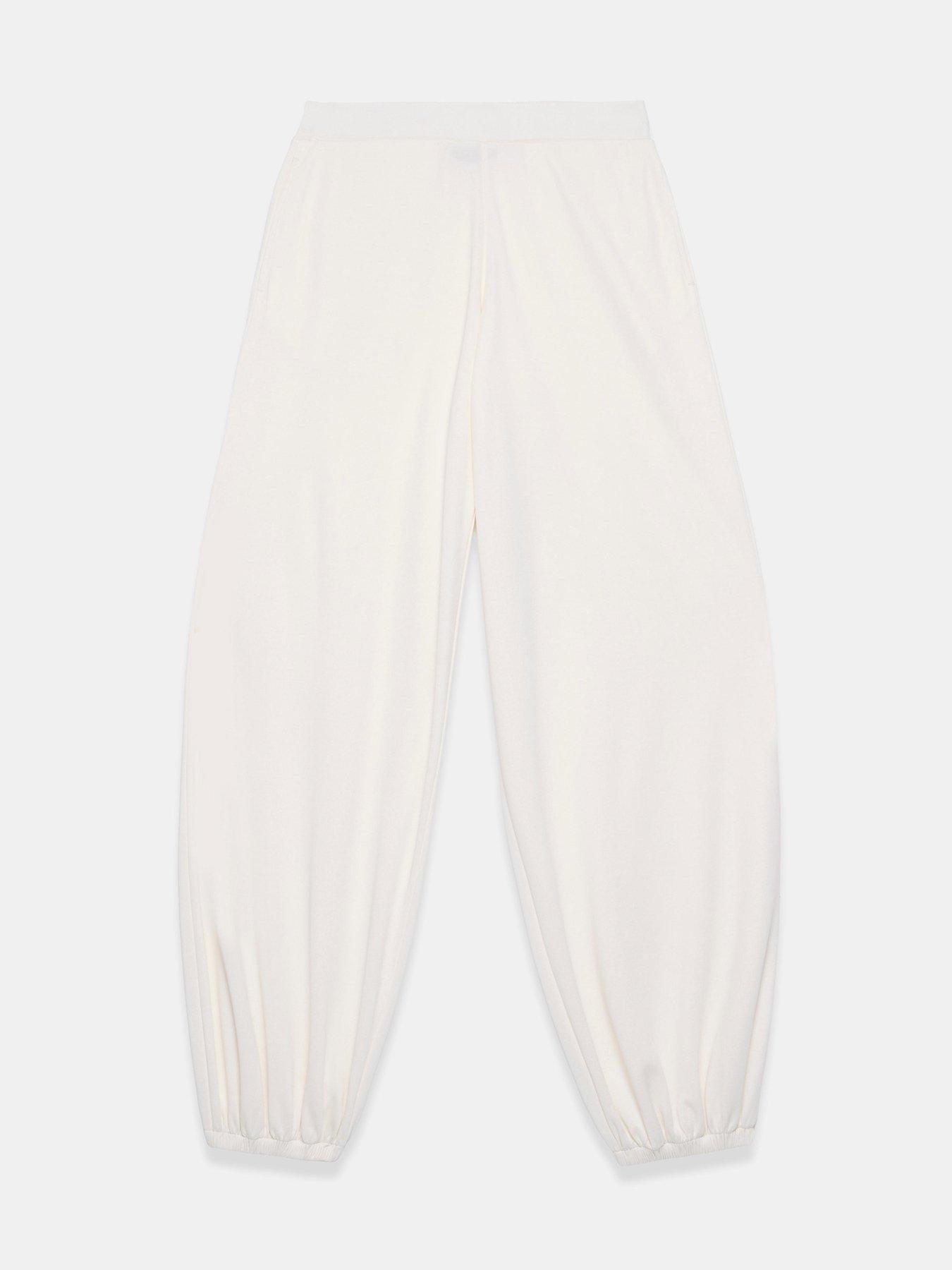 Image 5 of 6 of Mint Velvet Jersey Balloon Trousers - Cream
