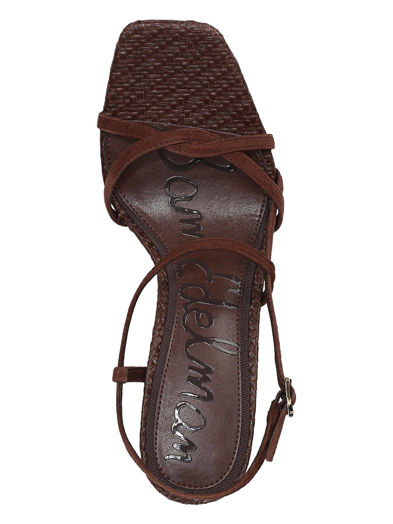 Image 4 of 5 of SAM EDELMAN Elissa Strappy Heel Sandal  - Brown