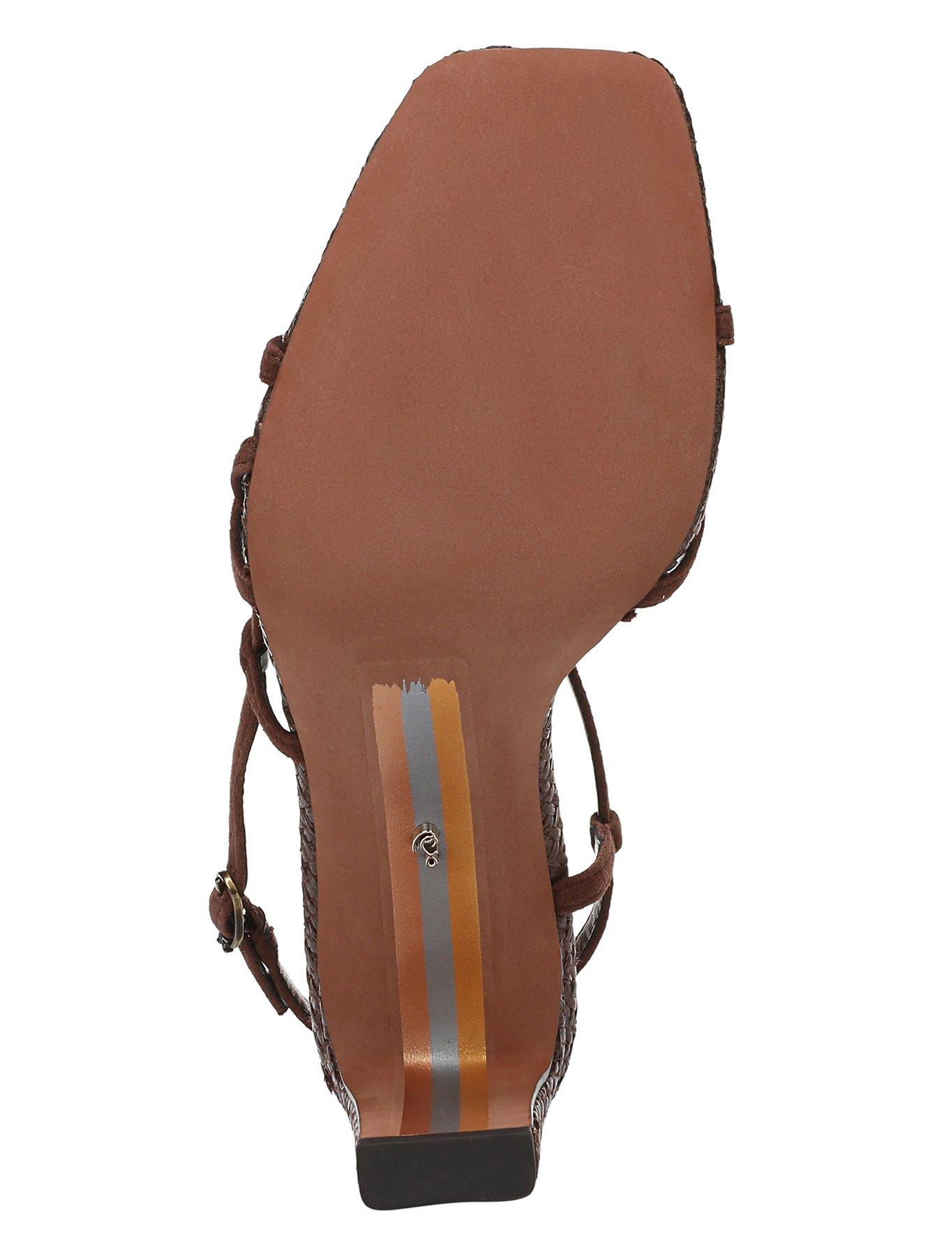 Image 5 of 5 of SAM EDELMAN Elissa Strappy Heel Sandal  - Brown