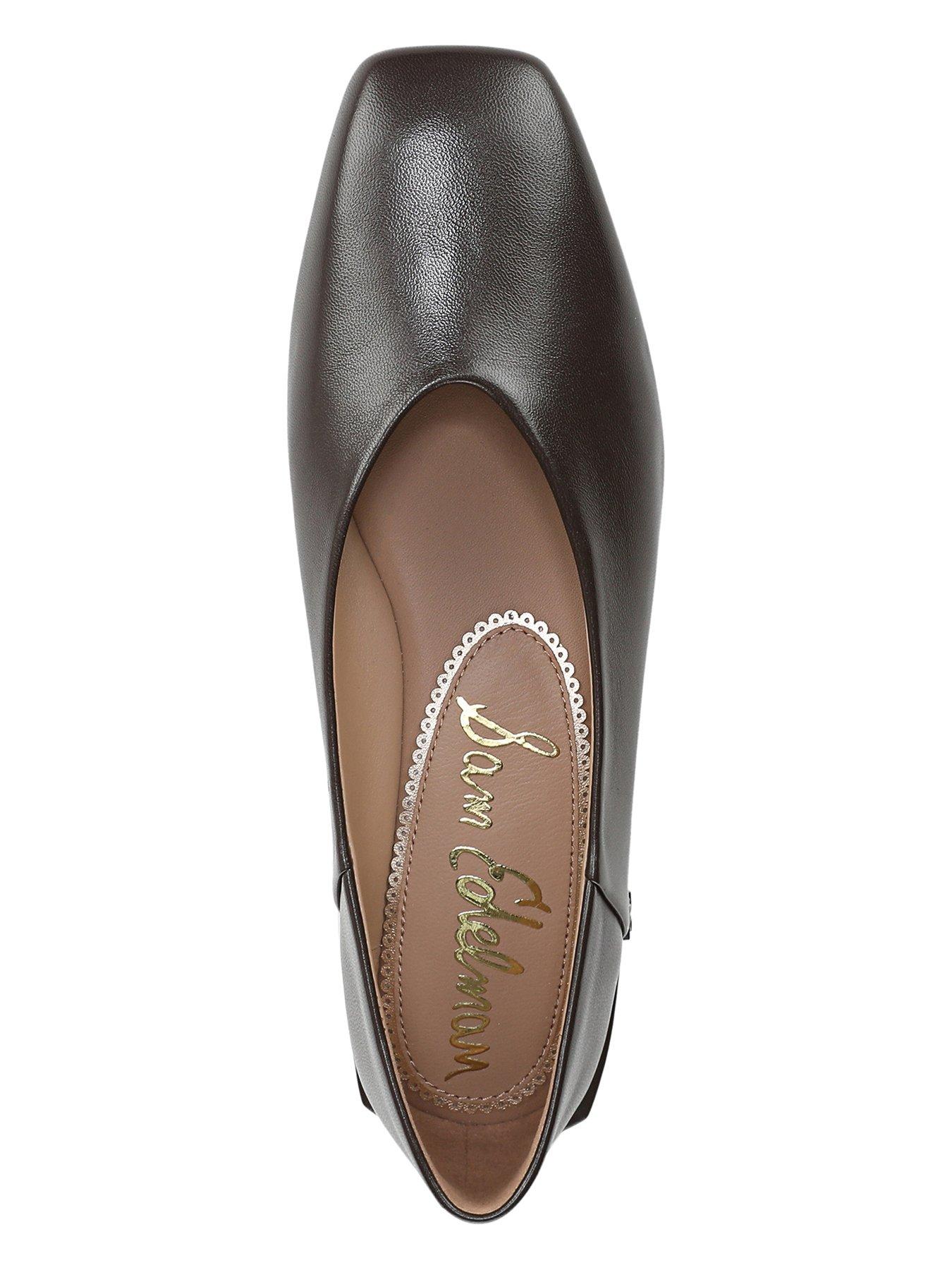 Image 4 of 5 of SAM EDELMAN Kasey Block Heel Square Toe Pump - Brown