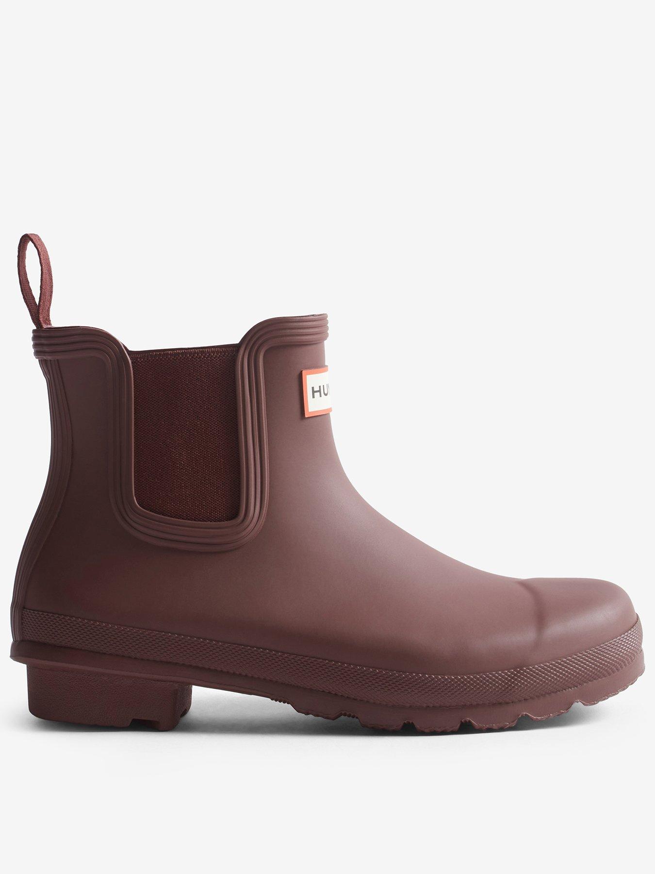 Hunter Womens Original Chelsea Boot - Red
