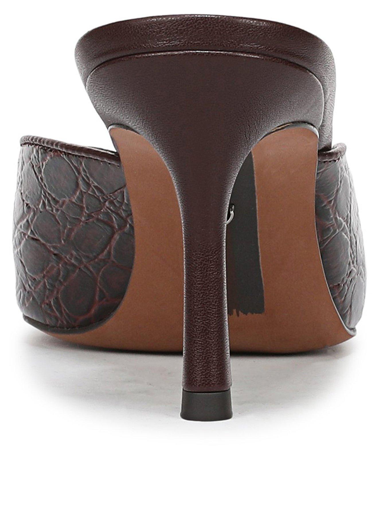 Image 3 of 5 of SAM EDELMAN Margeaux Slip On Heel Mule - Red