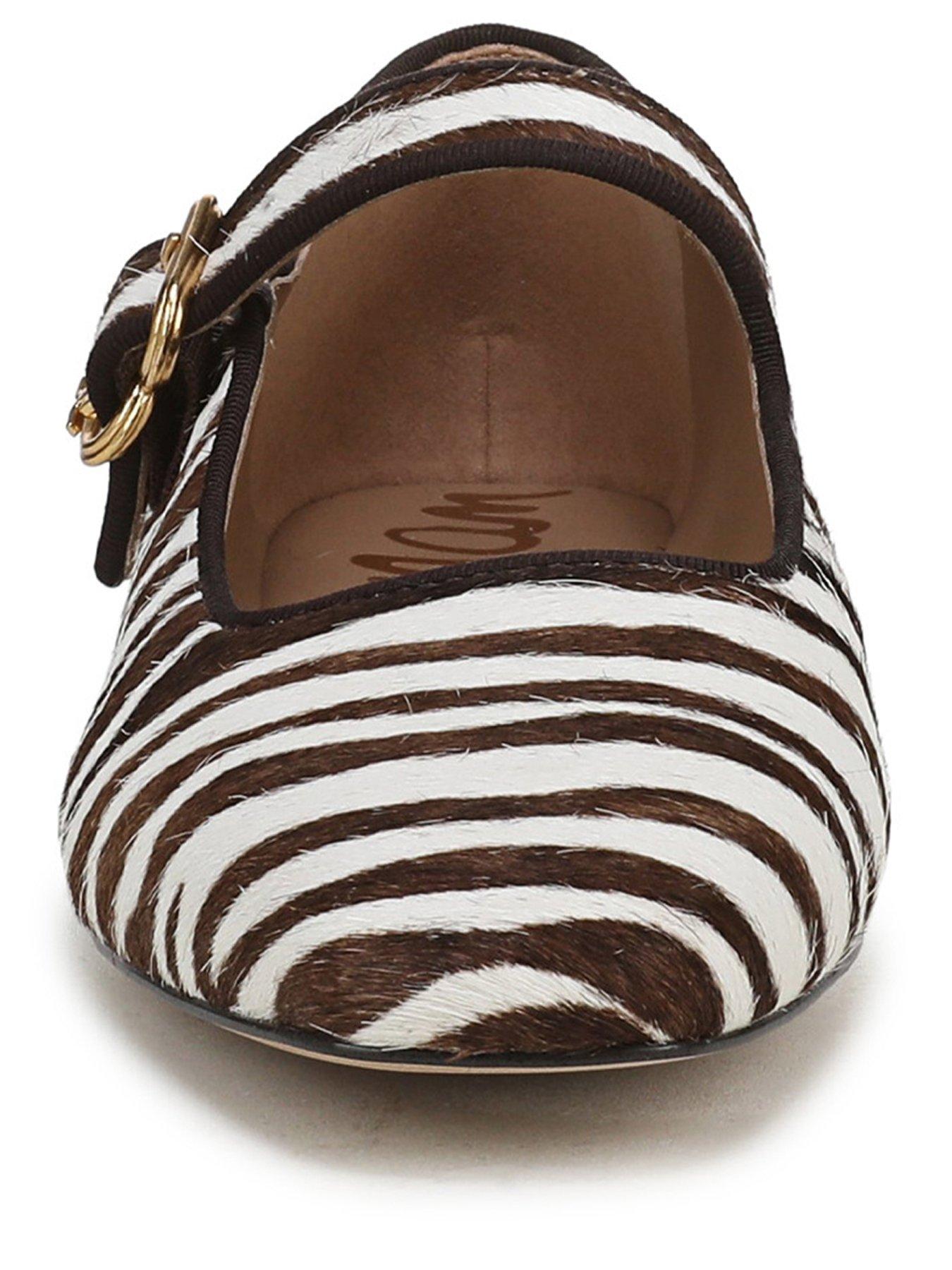 Image 2 of 6 of SAM EDELMAN Michaela Mary Jane Pump - Zebra Print
