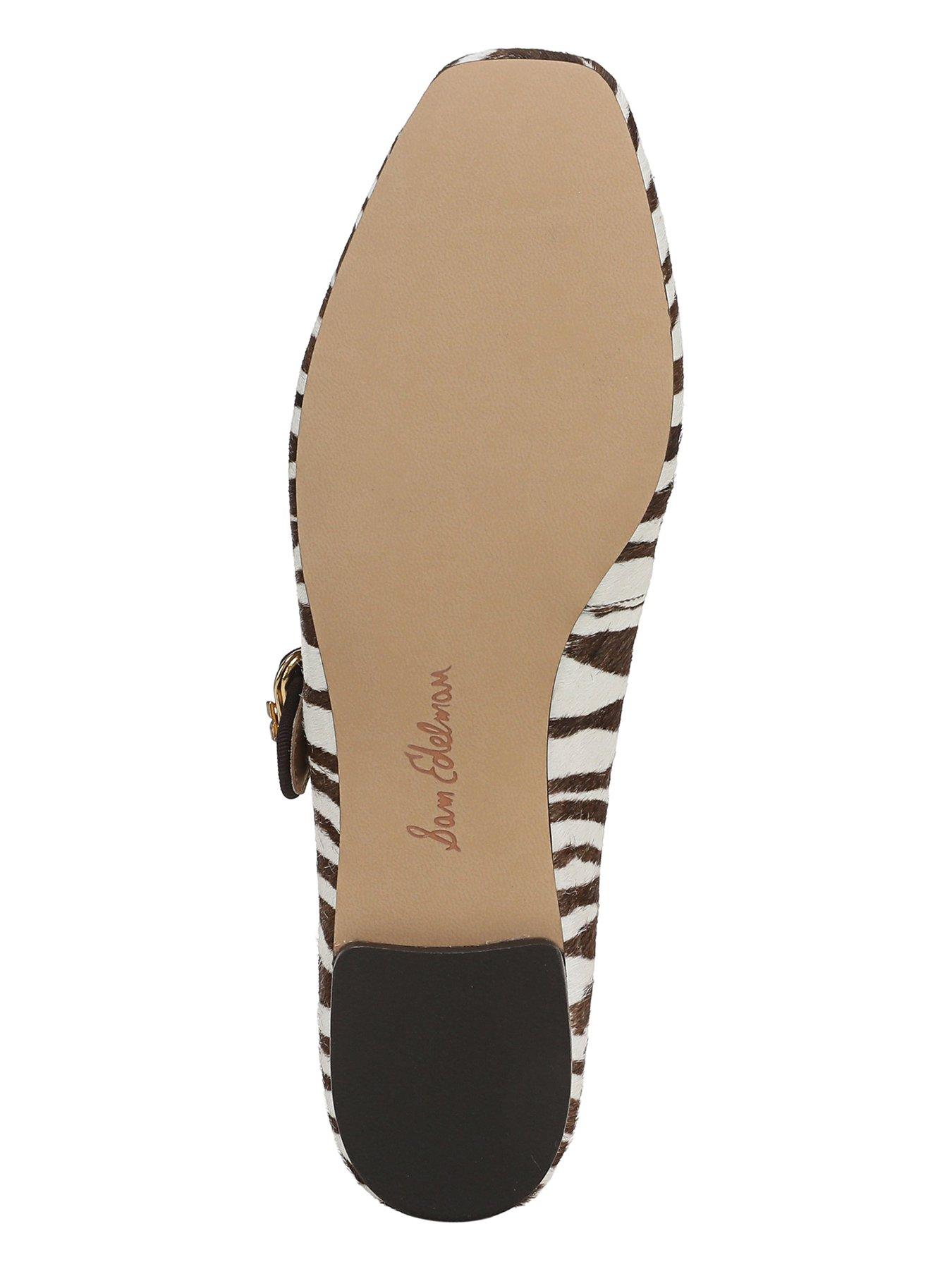 Image 5 of 6 of SAM EDELMAN Michaela Mary Jane Pump - Zebra Print