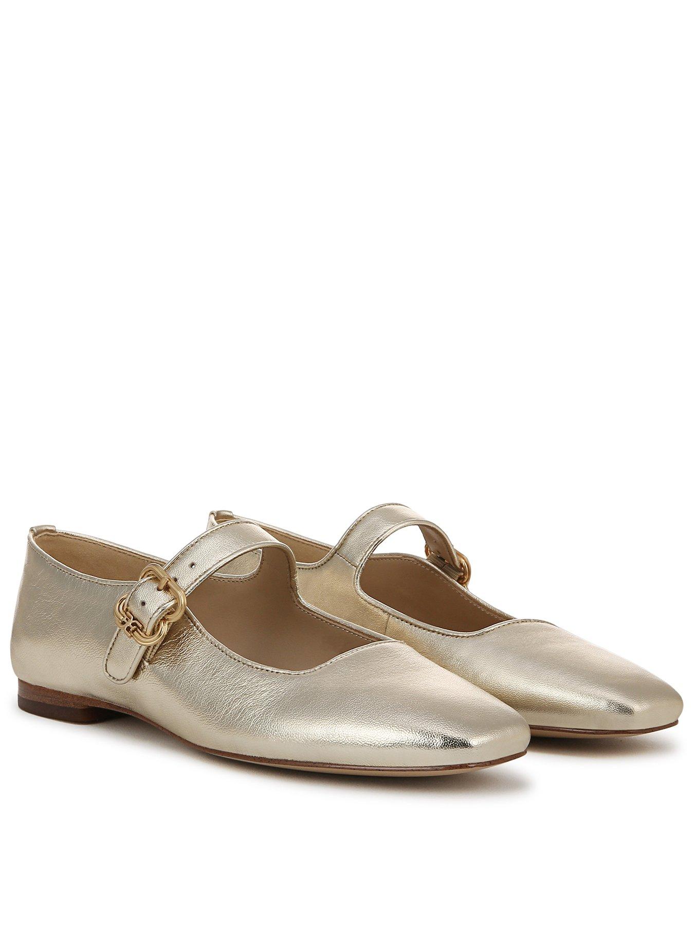 Image 1 of 5 of SAM EDELMAN Michaela Mary Jane Pump - Gold