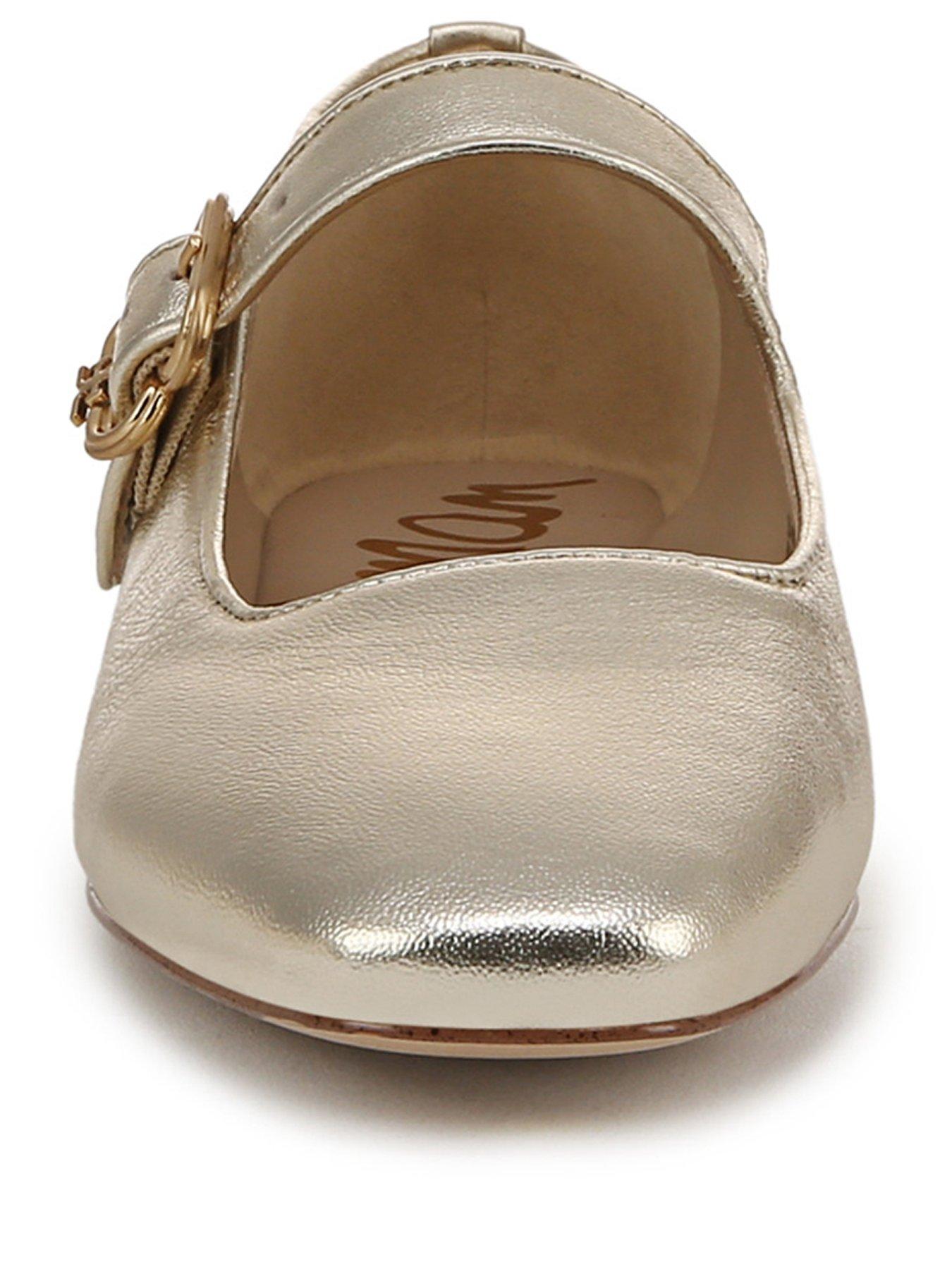 Image 2 of 5 of SAM EDELMAN Michaela Mary Jane Pump - Gold