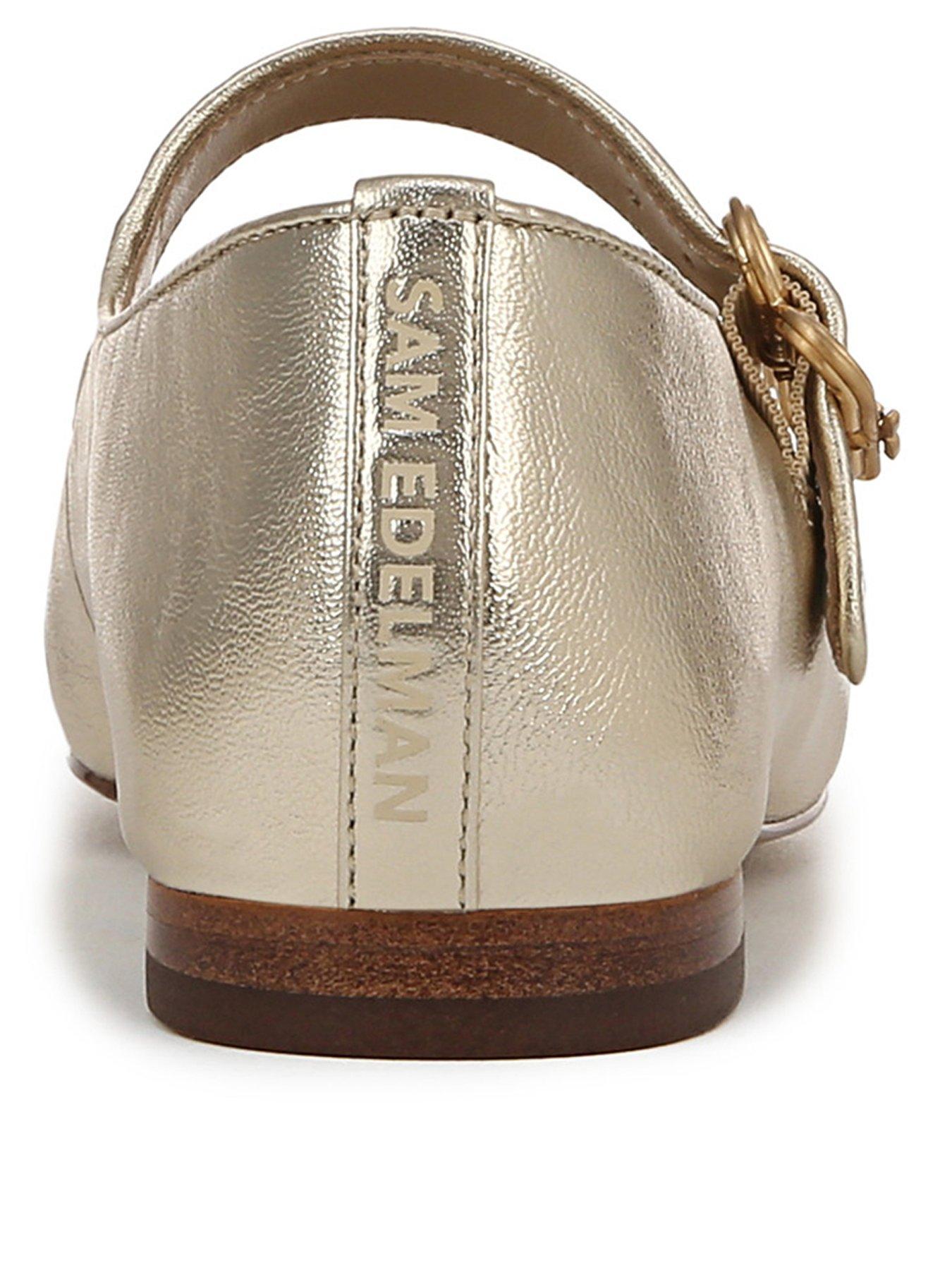Image 3 of 5 of SAM EDELMAN Michaela Mary Jane Pump - Gold
