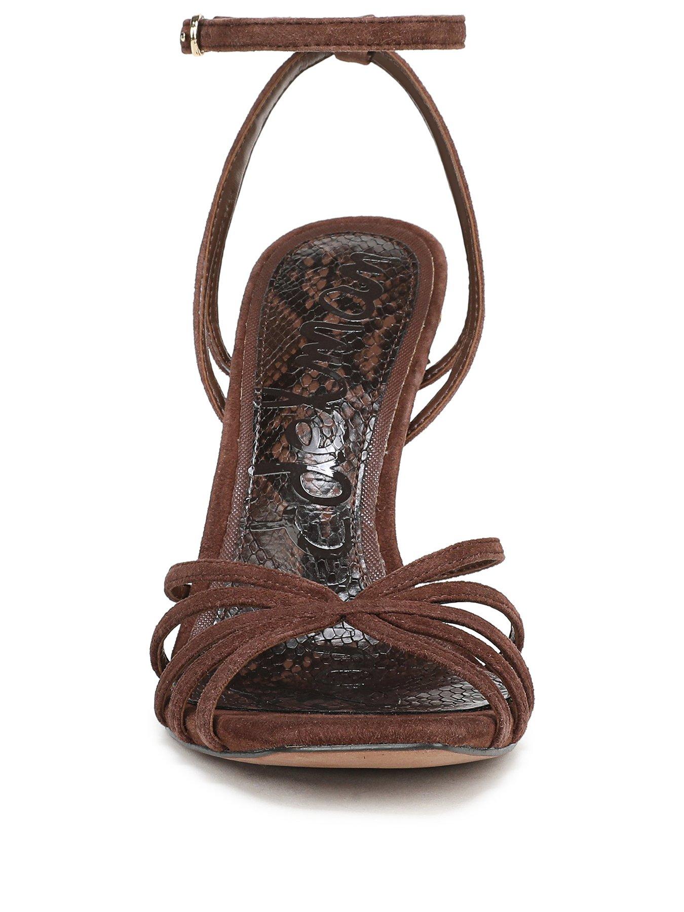 Image 2 of 5 of SAM EDELMAN Lili Strap Heel Sandal - Brown
