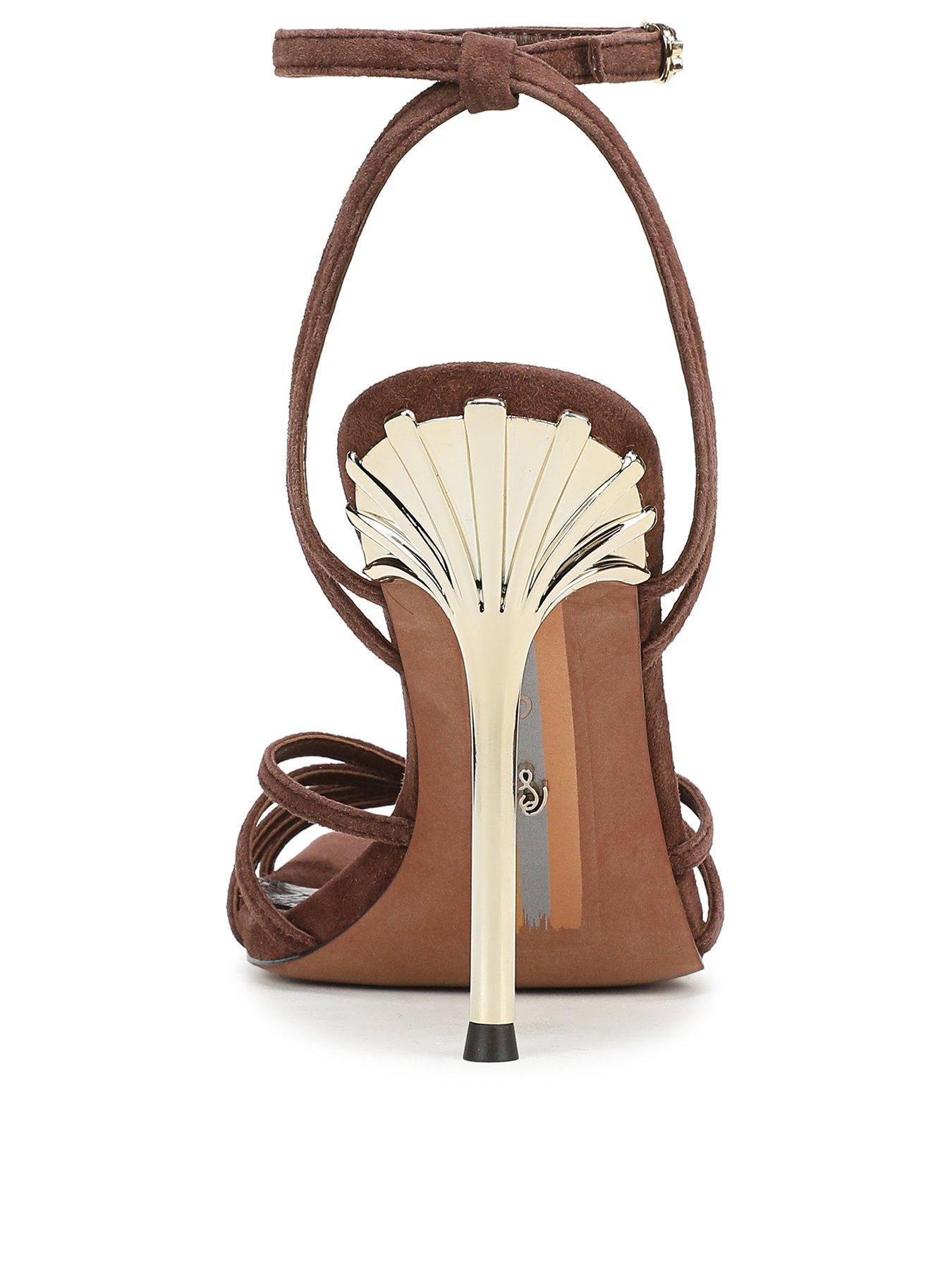 Image 3 of 5 of SAM EDELMAN Lili Strap Heel Sandal - Brown