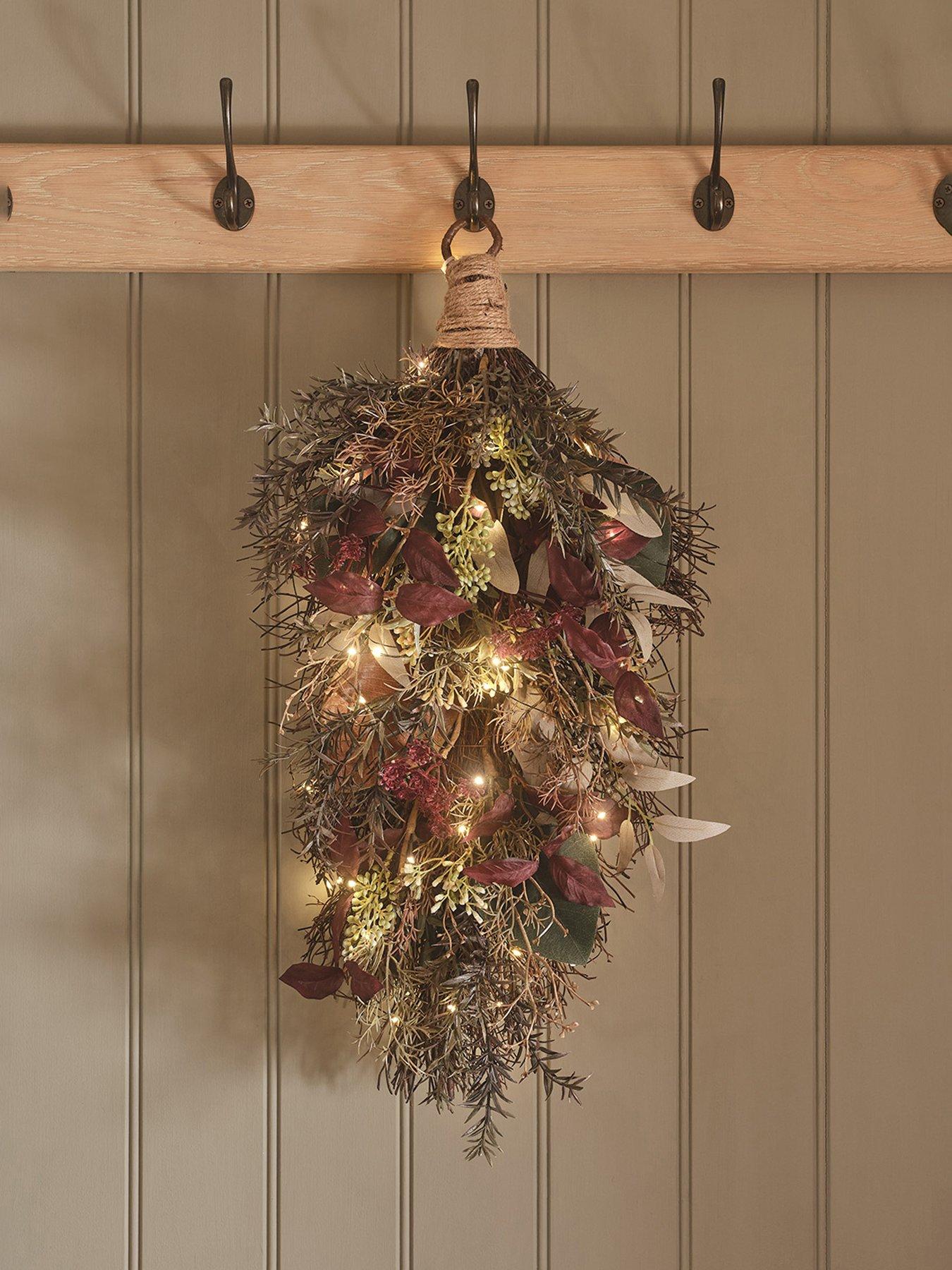 Image 1 of 6 of Lights4Fun Pre Lit Autumn Winter Bough