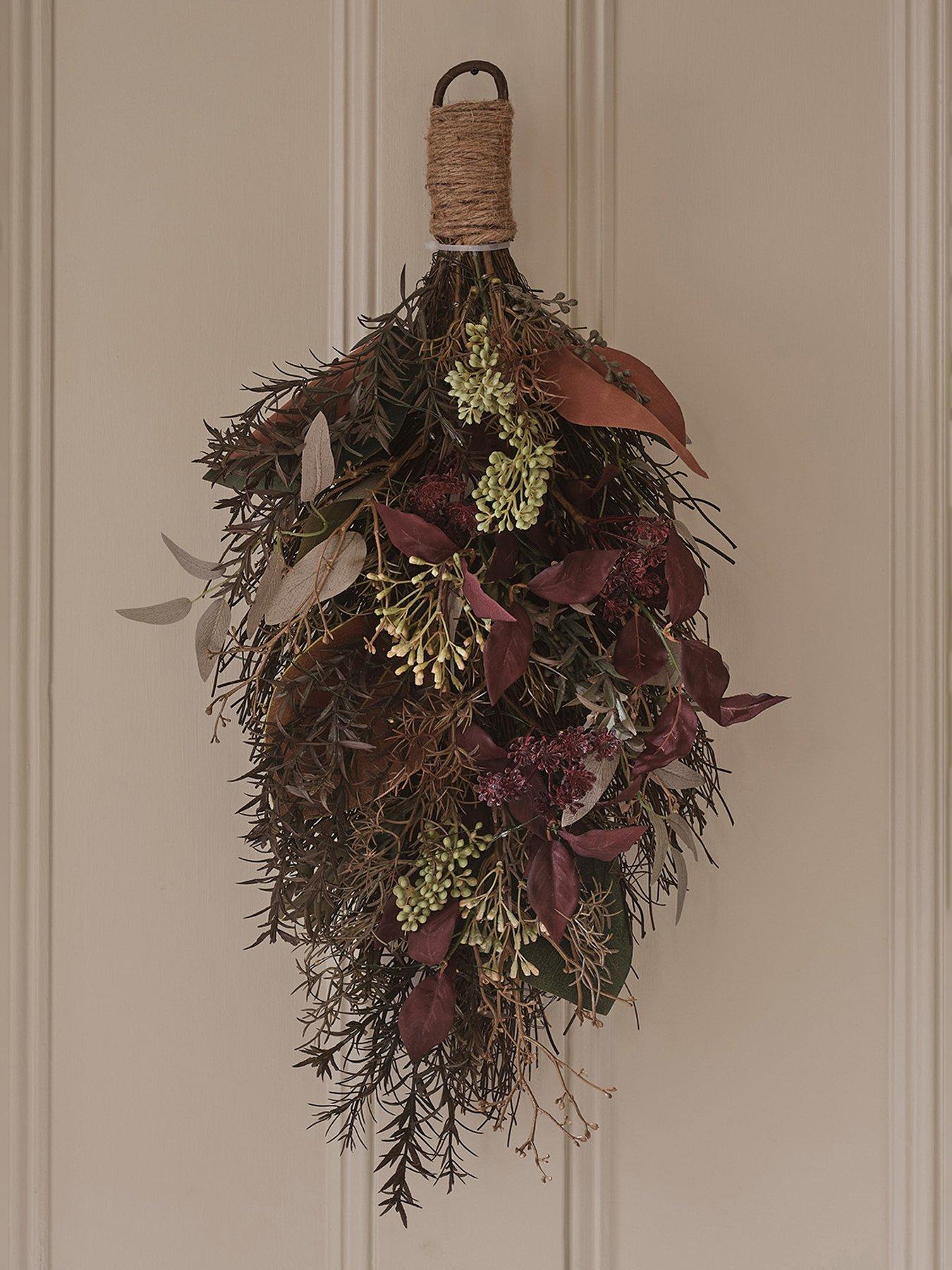 Image 6 of 6 of Lights4Fun Pre Lit Autumn Winter Bough