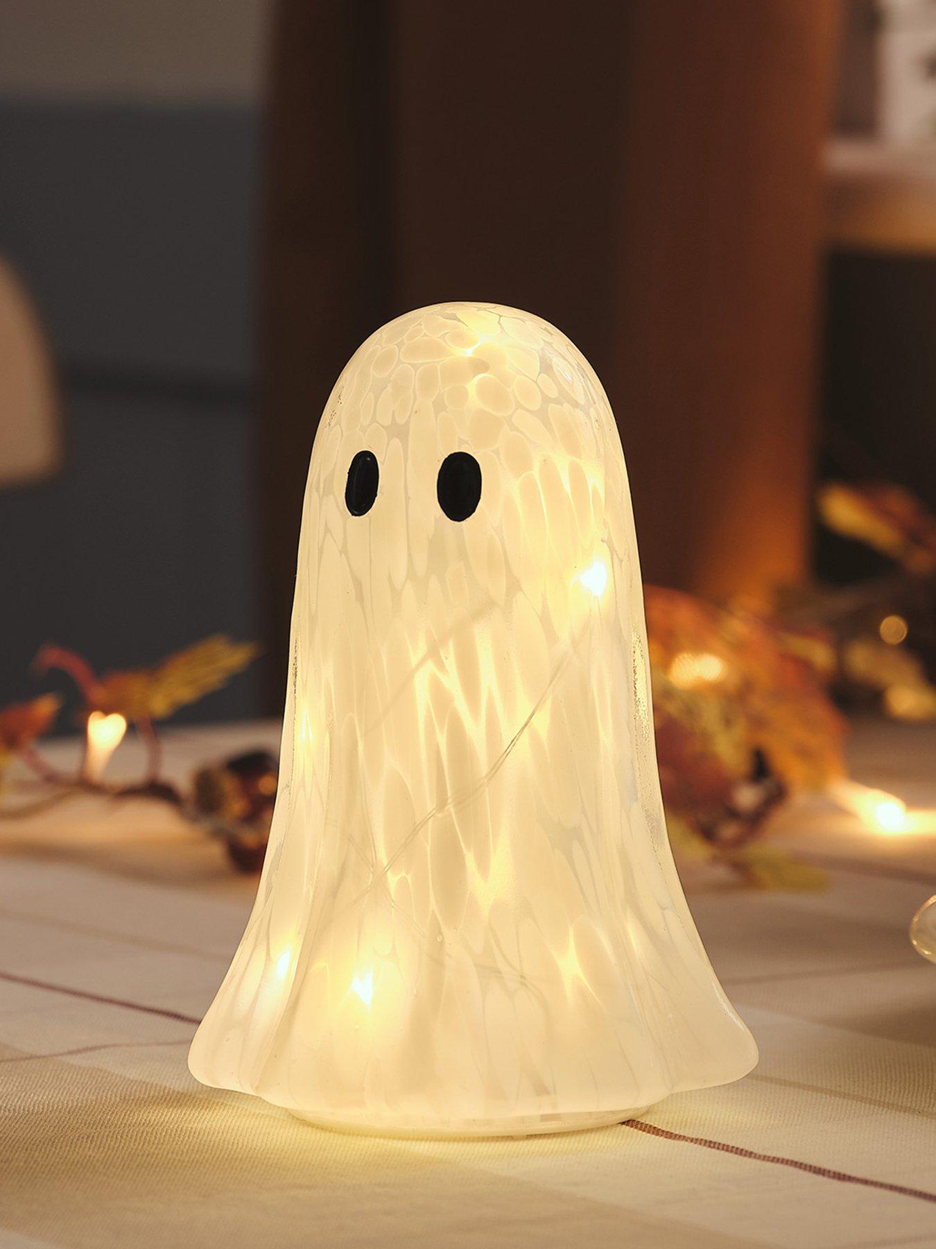 Image 5 of 5 of Lights4Fun Confetti Glass LED 10cm Ghost