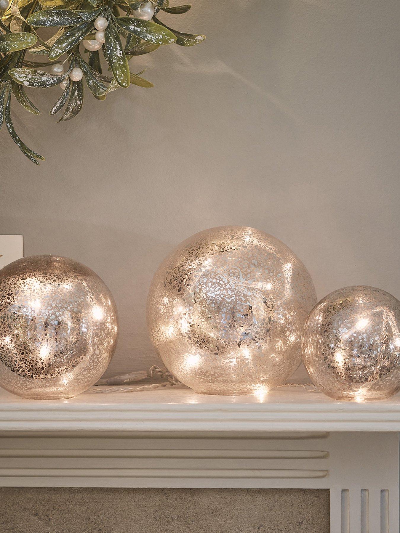Image 2 of 2 of Lights4Fun Glass Light Up Orbs With Remote Control