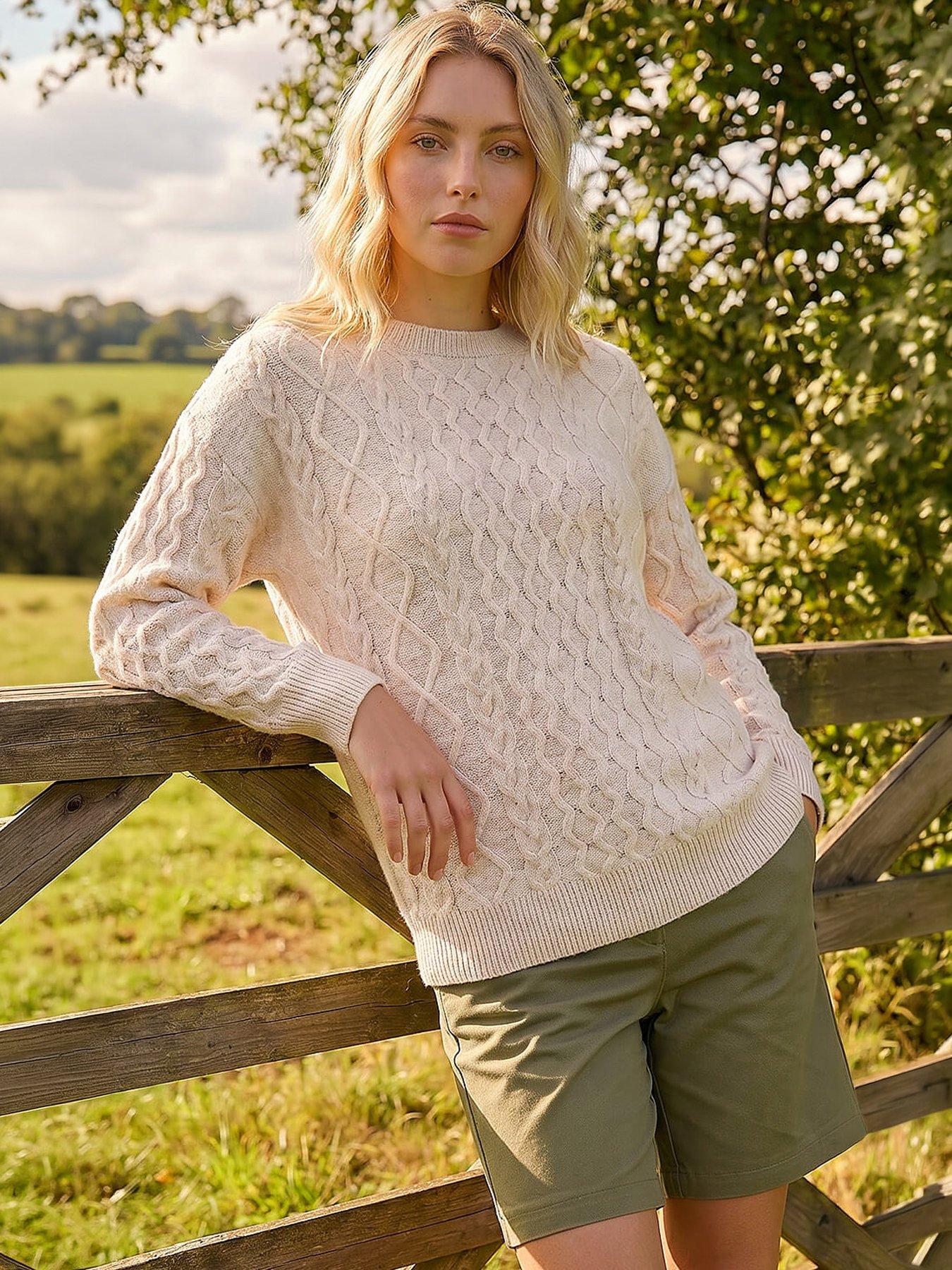 Roman Cable Knit Jumper