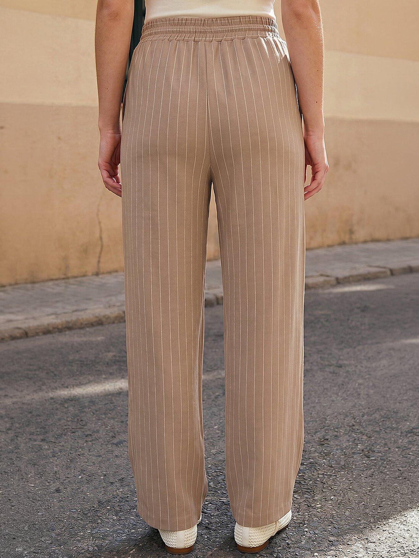 Image 3 of 4 of Roman Petite Stripe Trouser