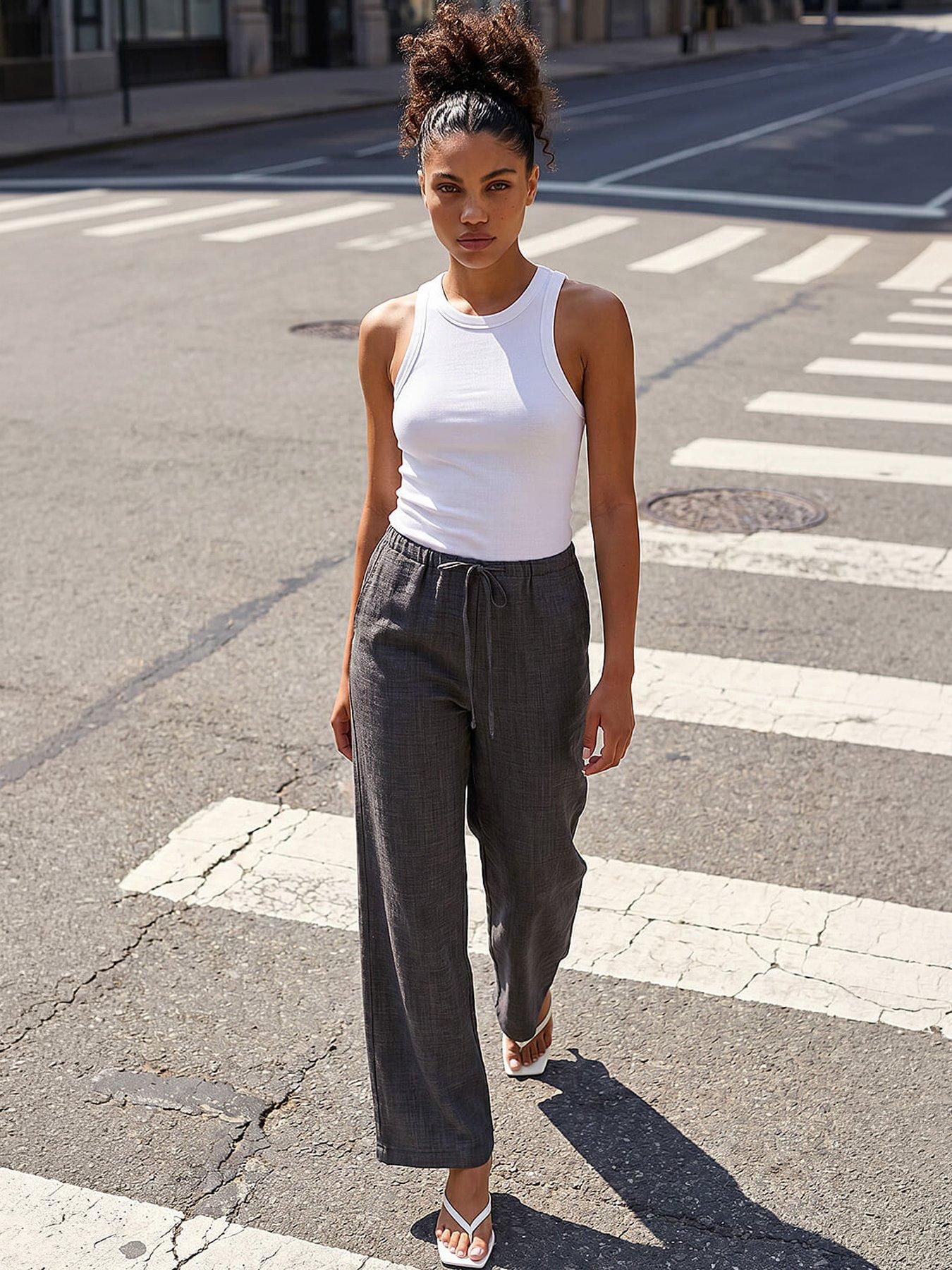 Image 1 of 4 of Roman Petite Pull On Trouser