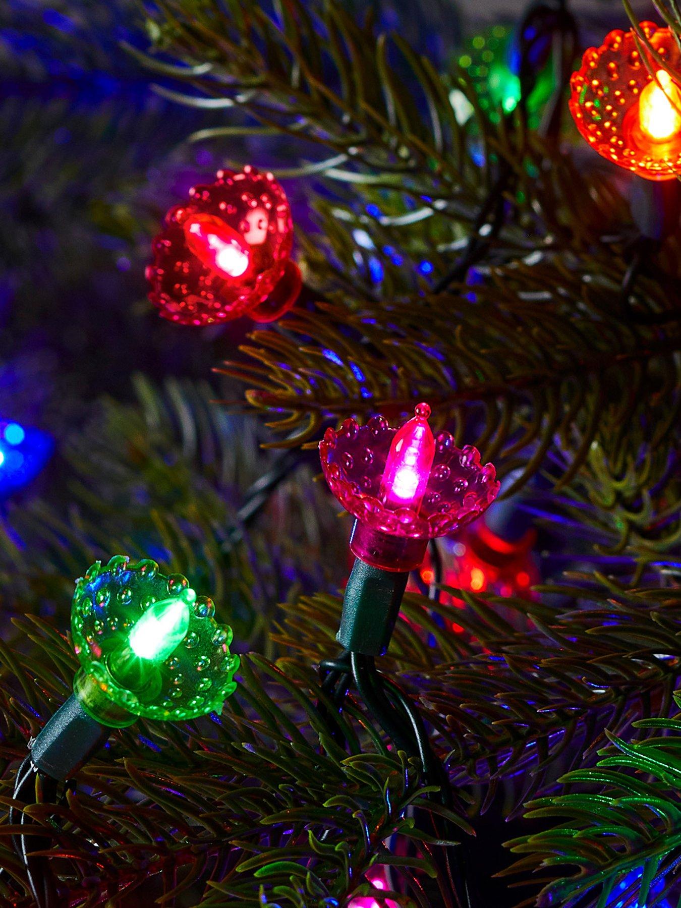 Image 2 of 2 of Lights4Fun 150 LED Mulitcoloured Pickwick Christmas Tree Lights