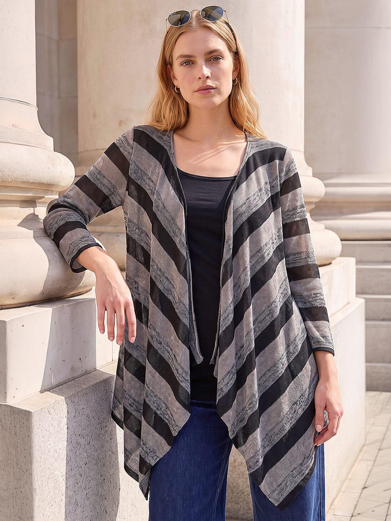 Roman 2 In 1 Stripe Cardigan