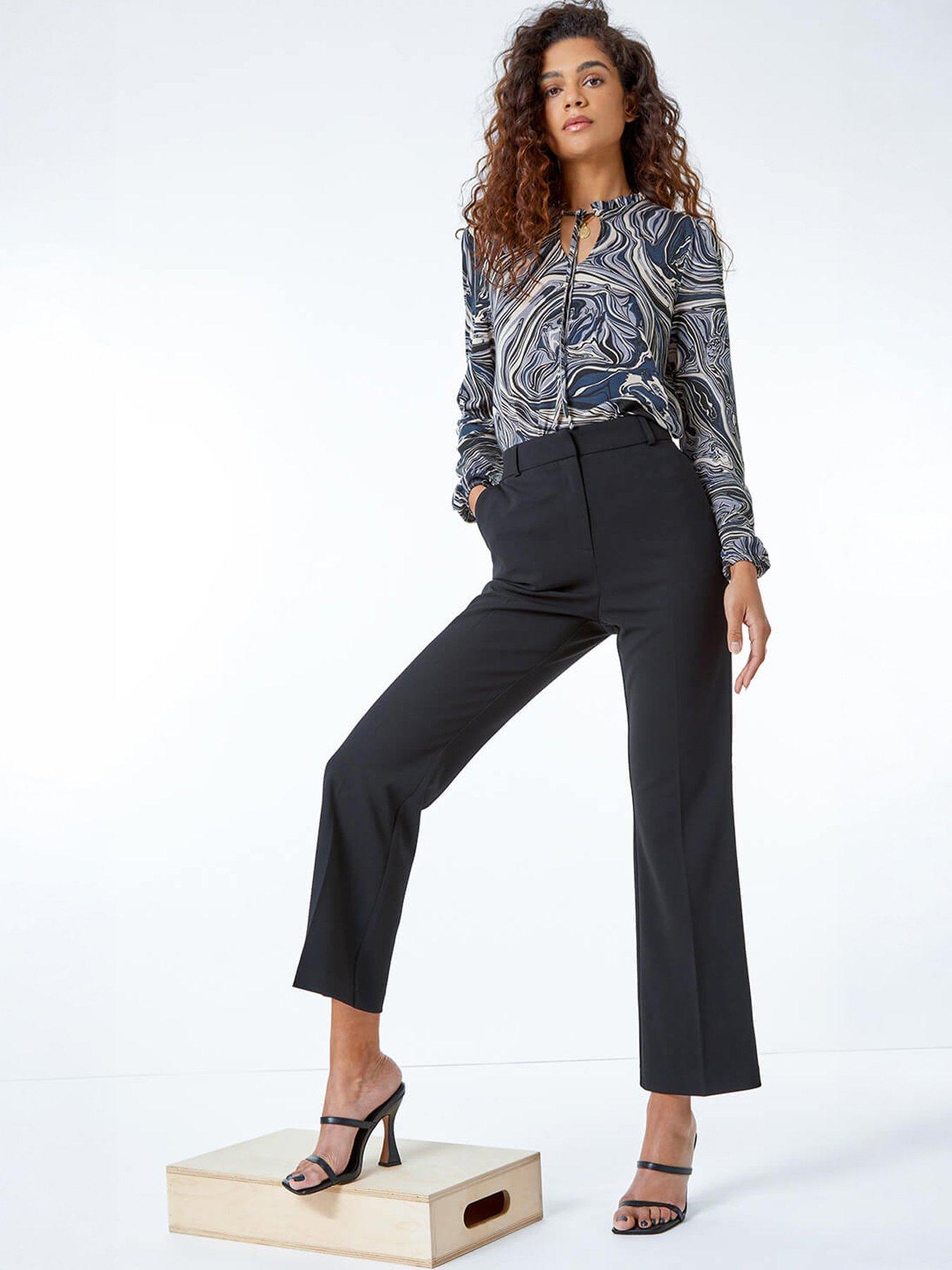 Roman Bootcut Leg Stretch Trousers