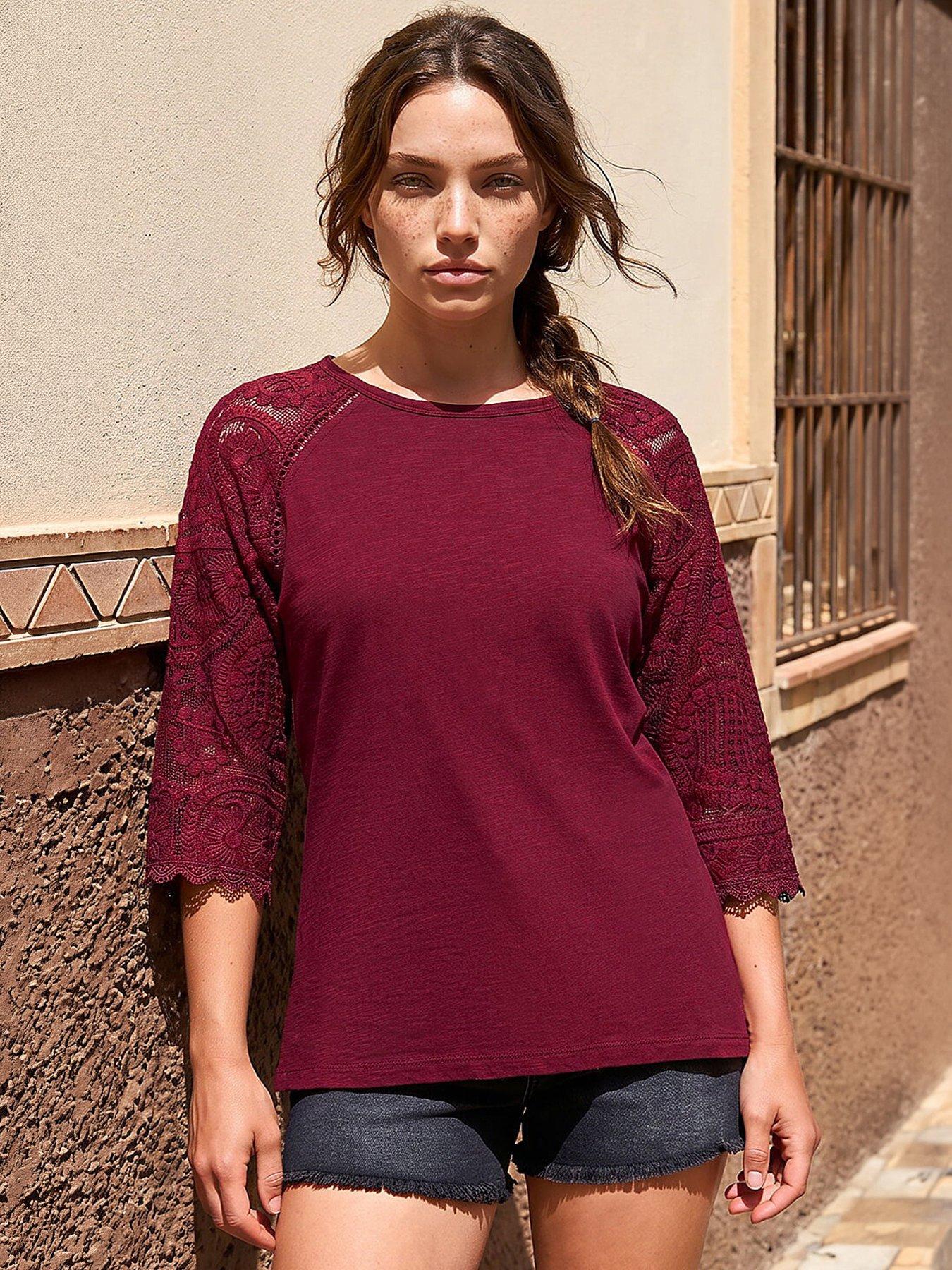 Roman Petite Contrast Top
