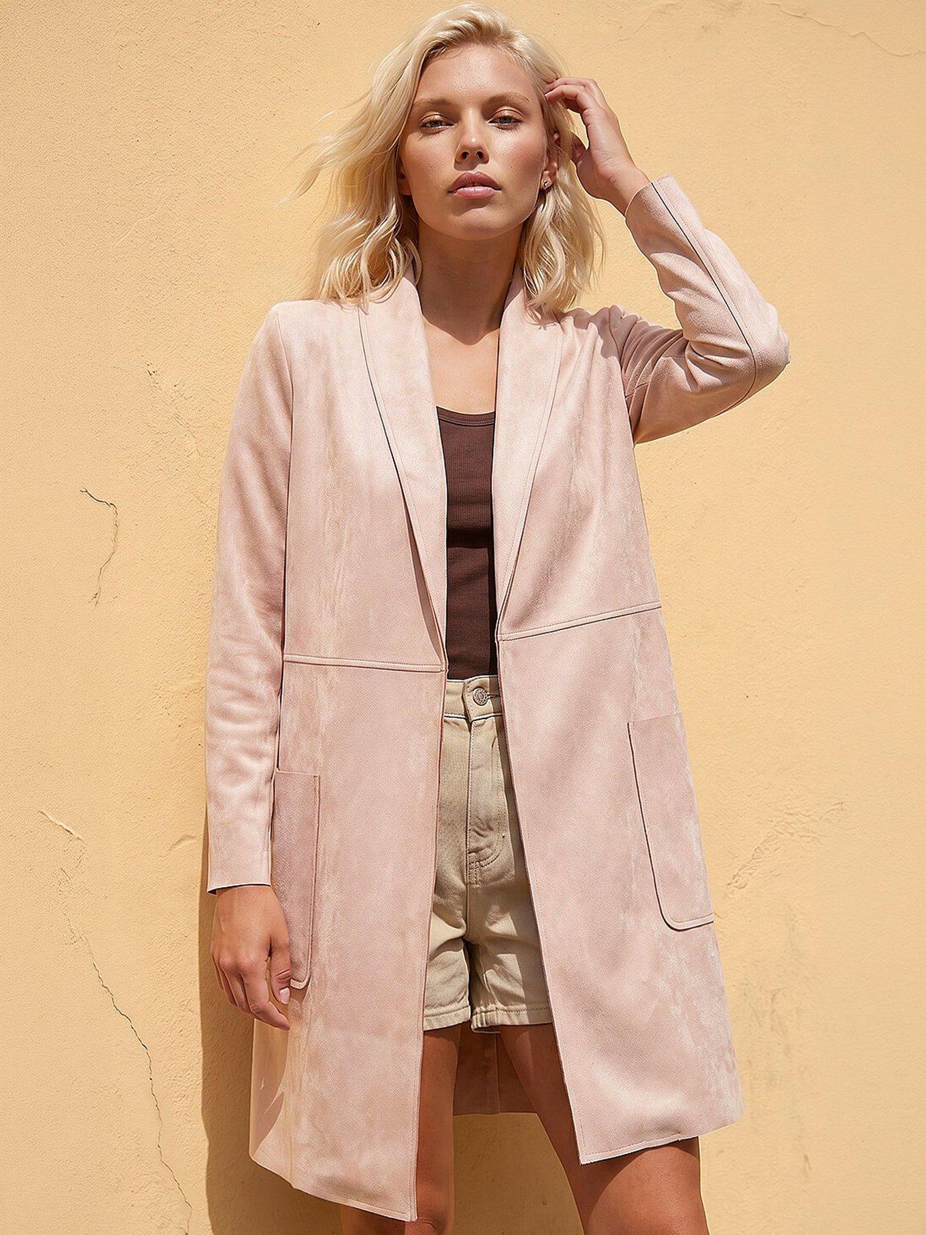 Roman Petite Faux Suede Jacket