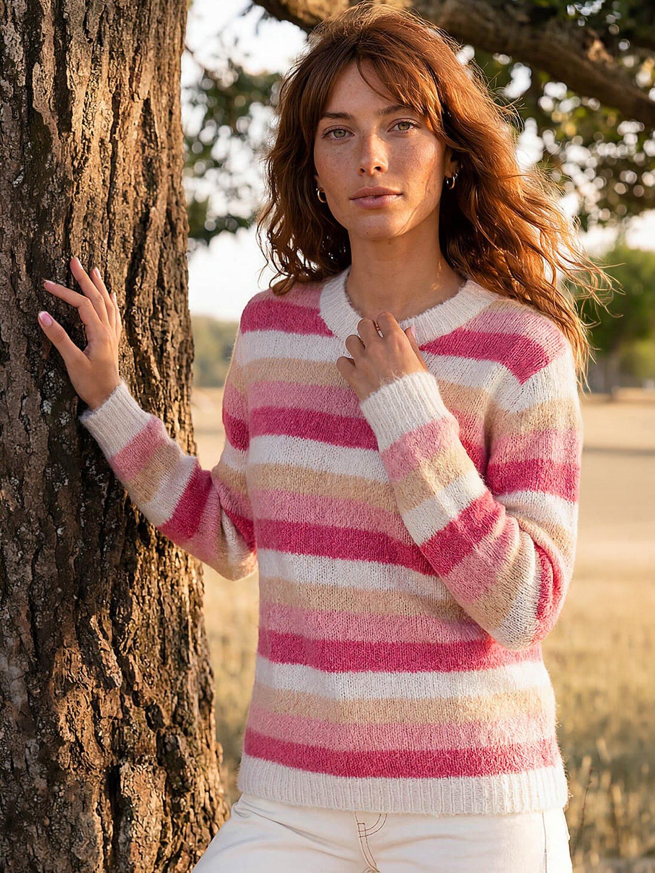 Roman All Over Stripe Knit Jumper
