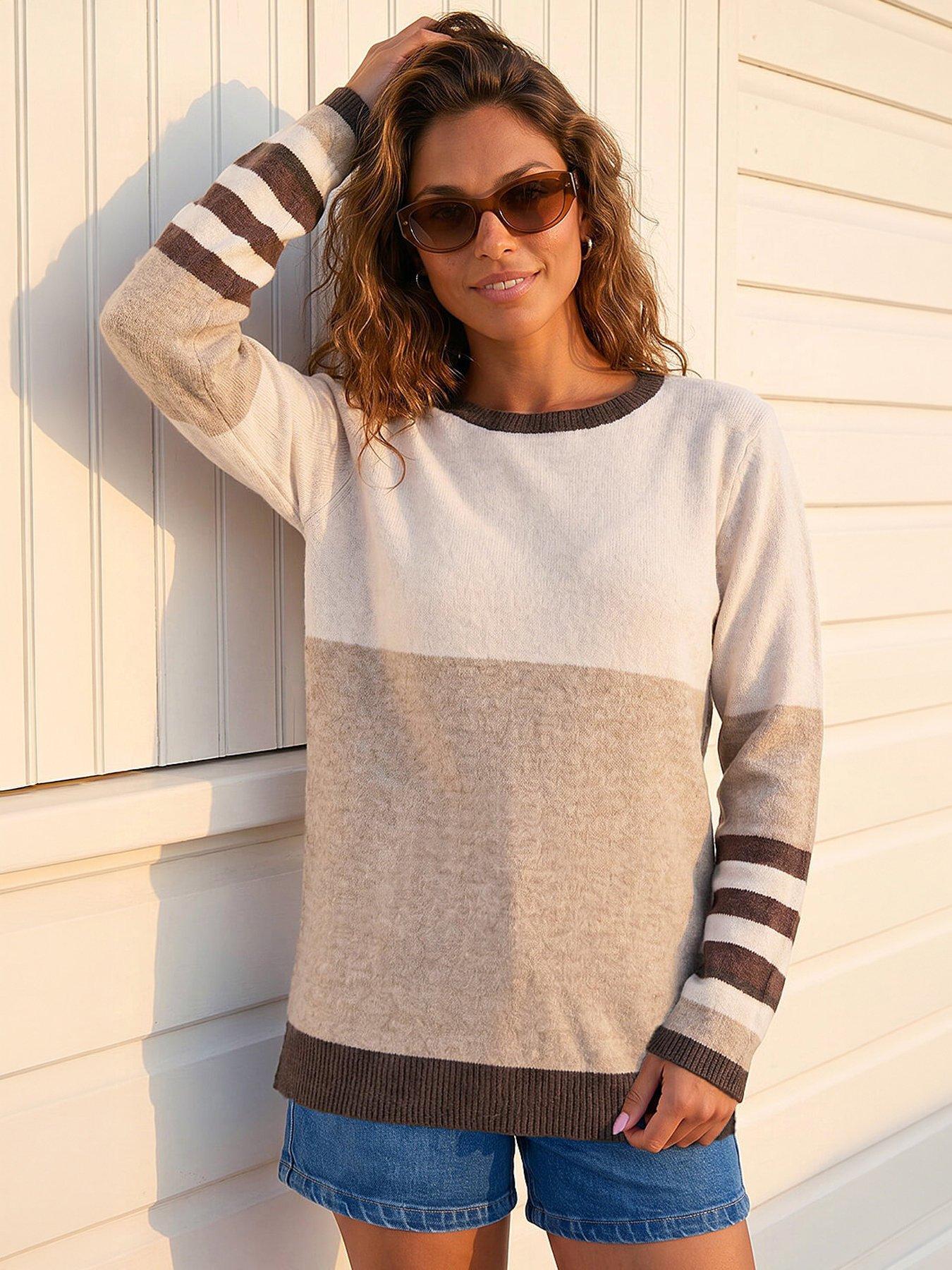 Roman Colour Block Stripe Jumper