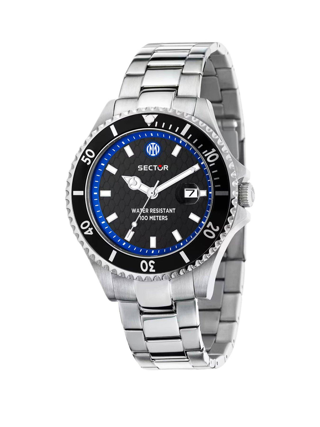 Sector 230 INTER 43MM BLACK DIAL SS BR