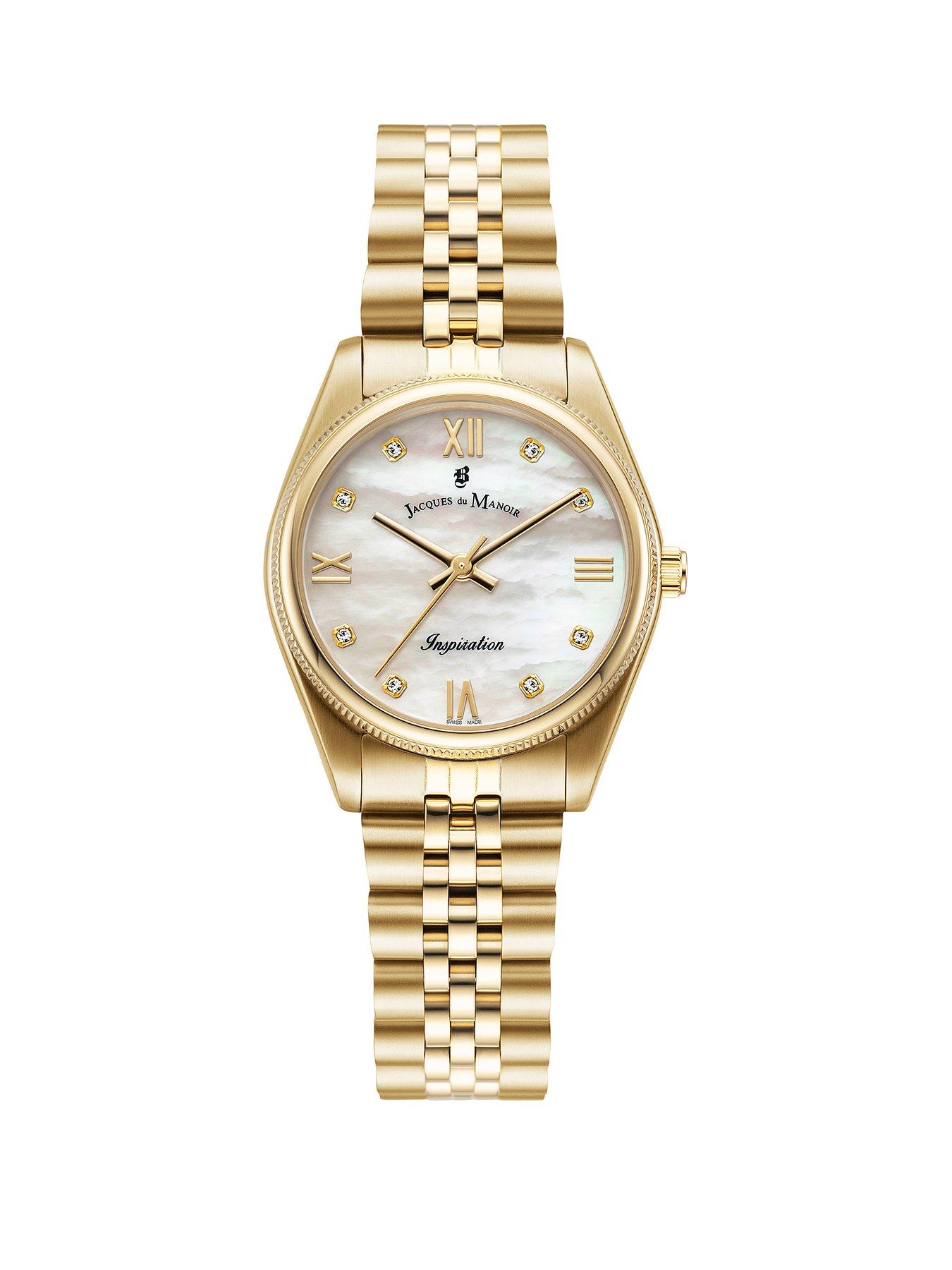 Image 1 of 4 of Jacques Du Manoir Inspiration Luxe 31mm Gold MOP