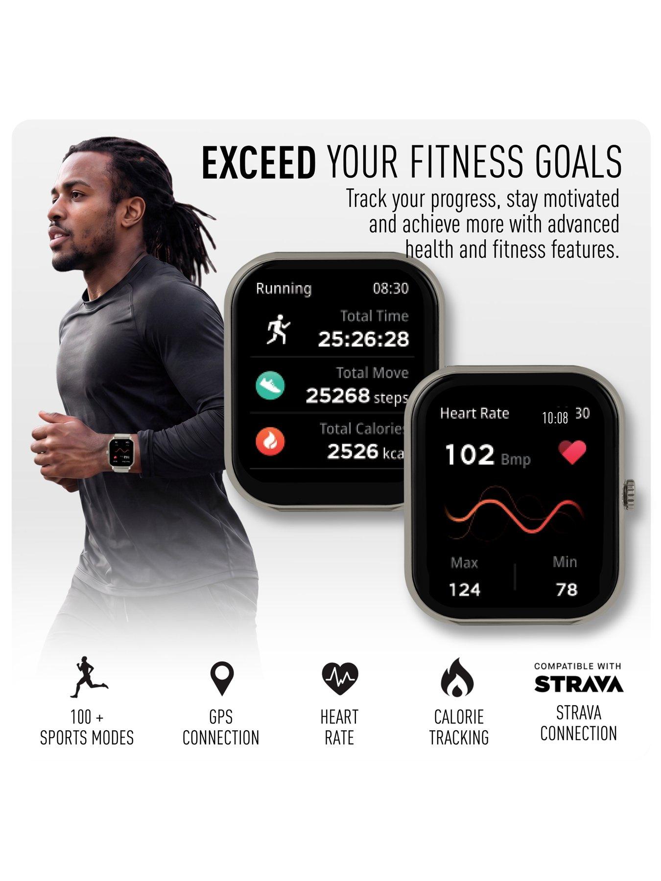 Image 2 of 7 of Reflex Active Reflex Active Nexus Lite Mink Silicone Strap Smart Watch
