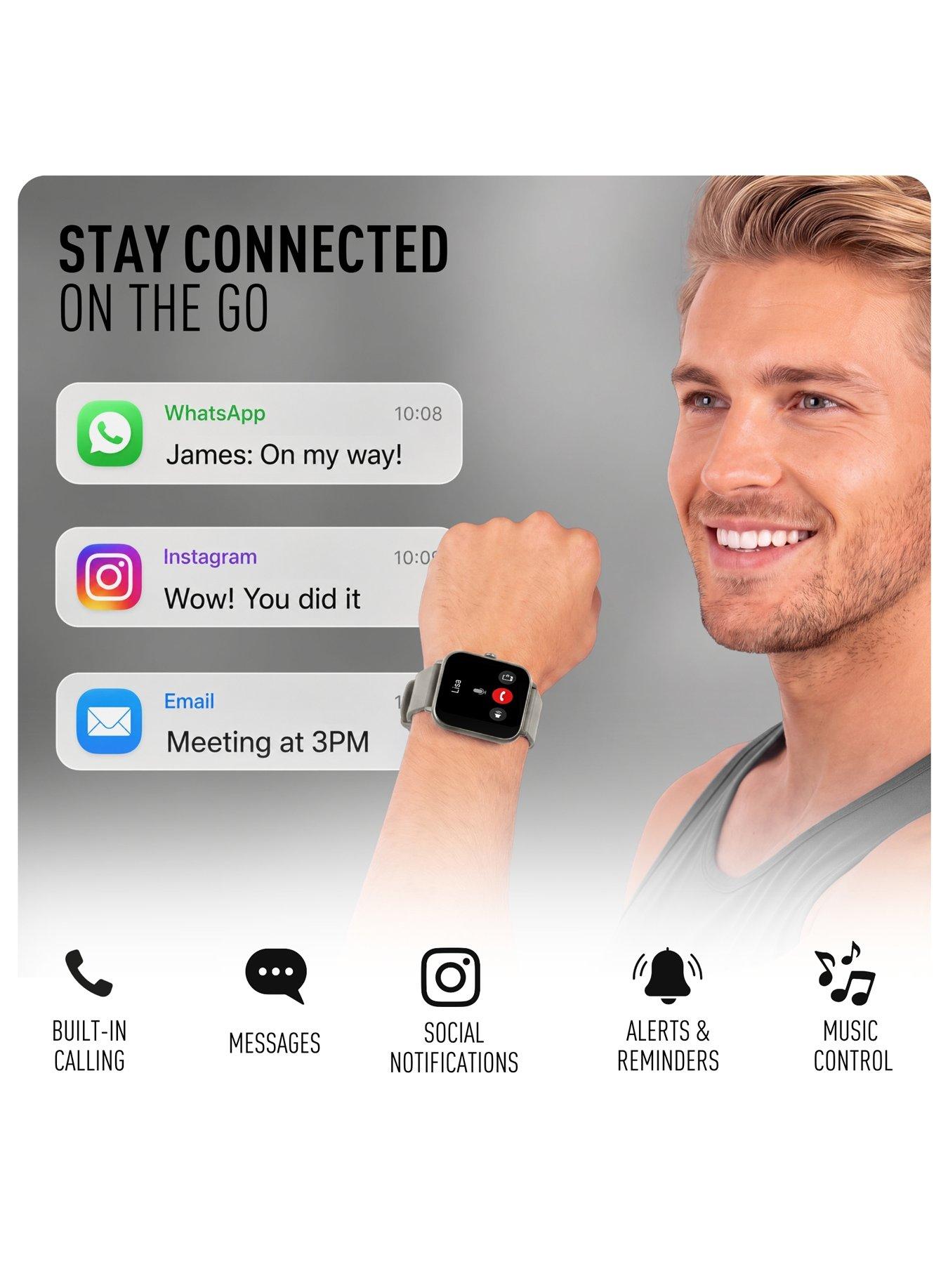 Image 4 of 7 of Reflex Active Reflex Active Nexus Lite Mink Silicone Strap Smart Watch