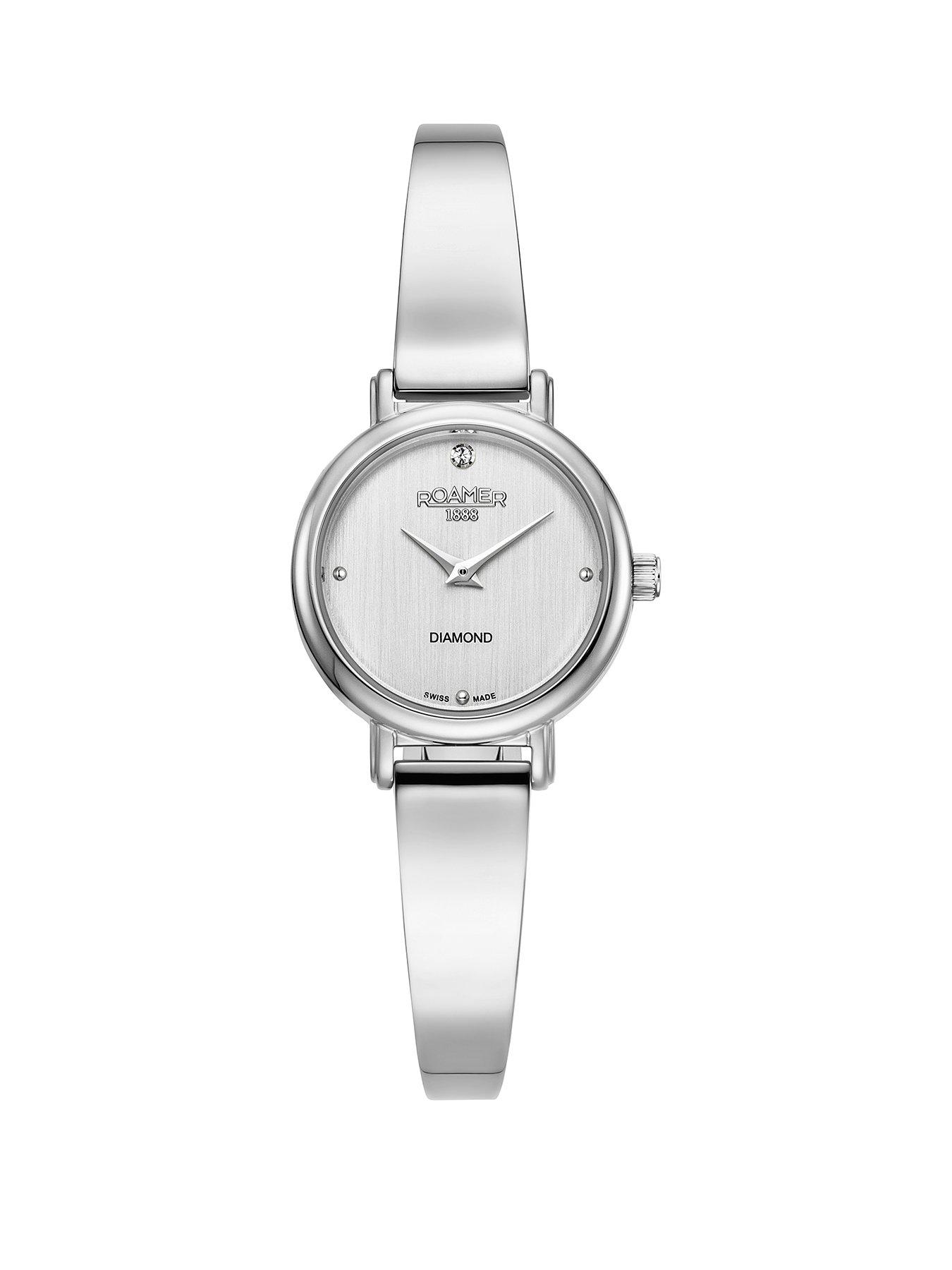Roamer of Switzerland Elegance Diamond Round Steel Silver