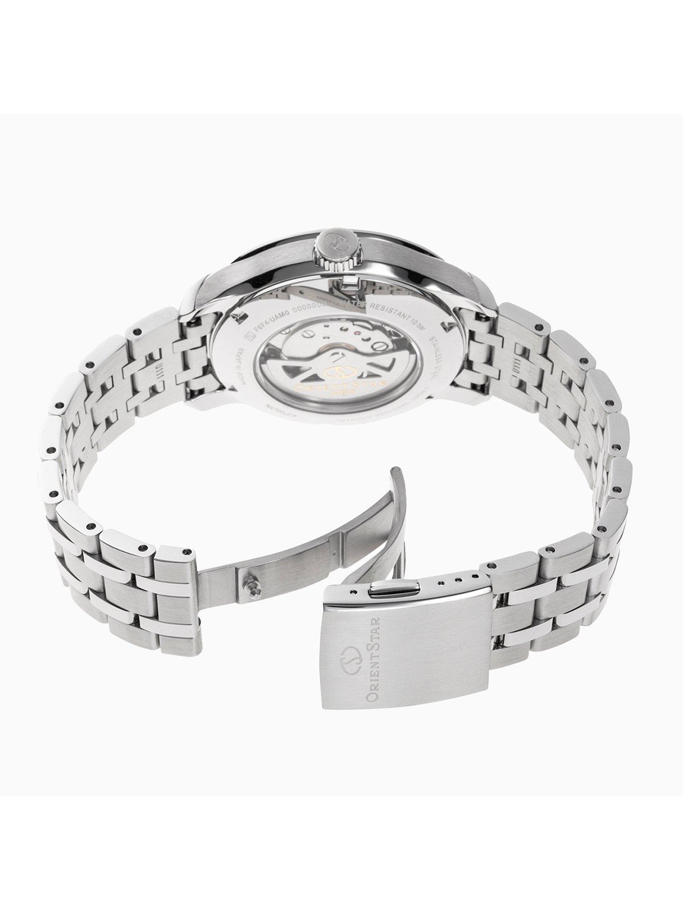 Image 3 of 5 of Orient Layered Skeleton blue dial steel
