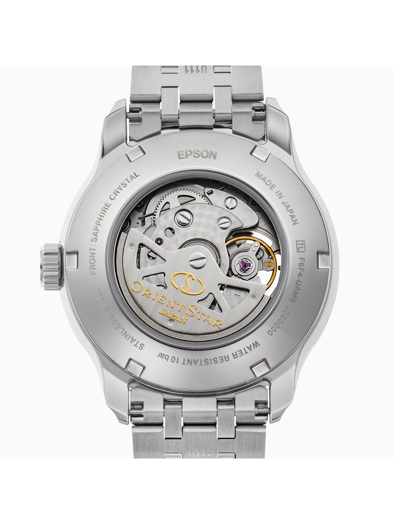 Image 4 of 5 of Orient Layered Skeleton blue dial steel