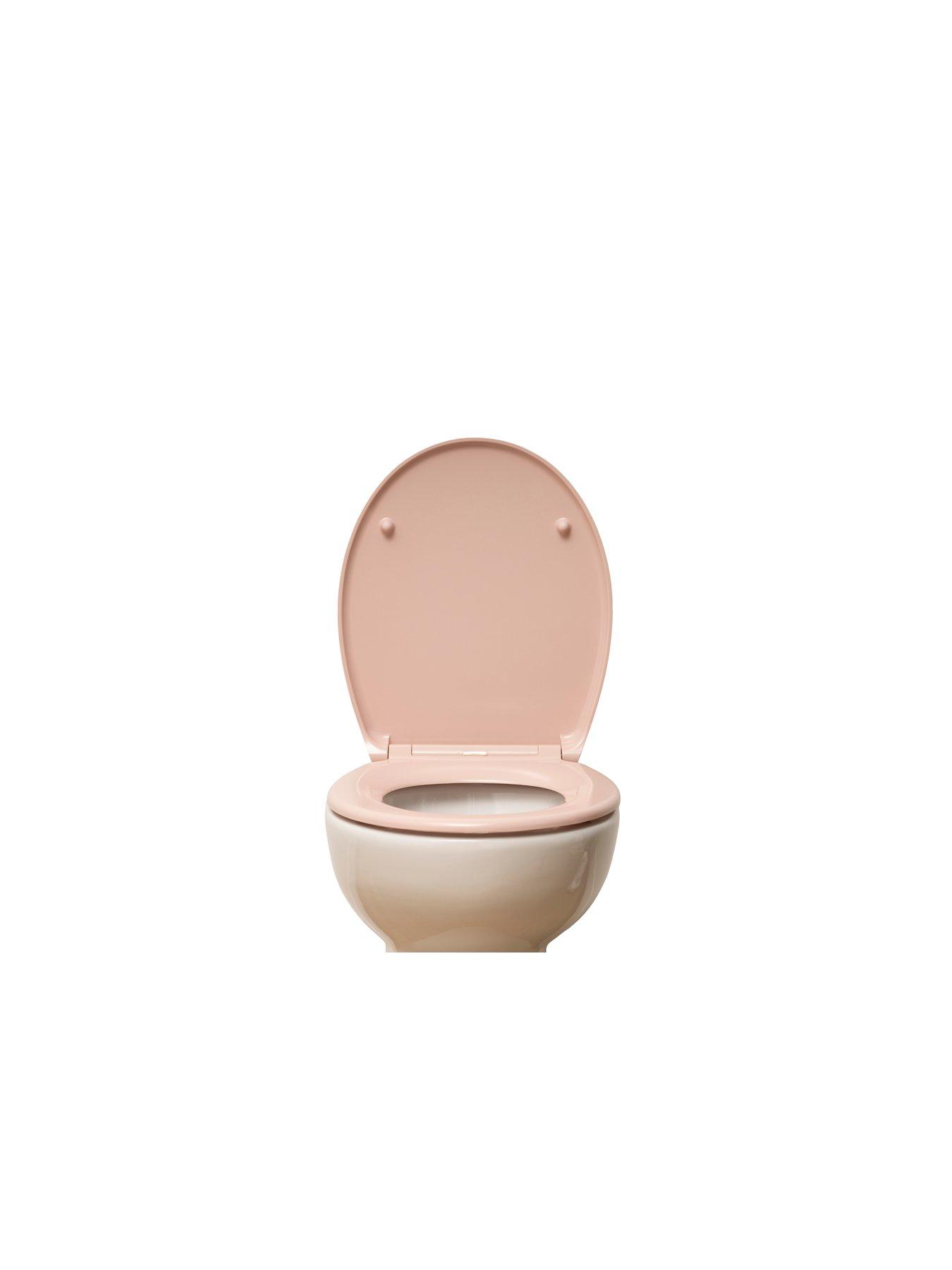 Image 3 of 6 of AQUALONA Thermoplast Toilet Seat - Pink