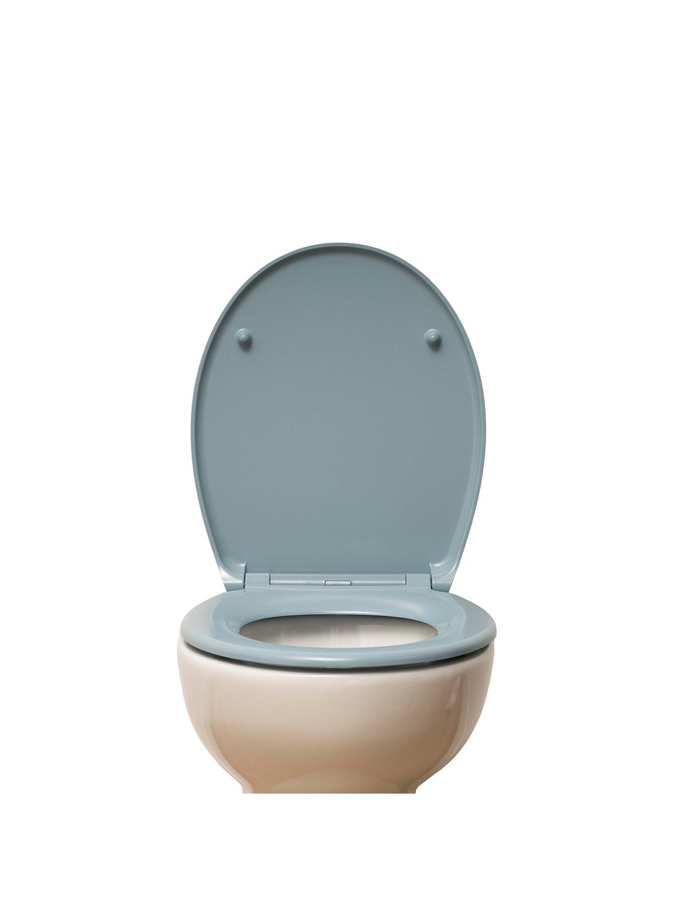 Image 3 of 5 of AQUALONA Thermoplast Toilet Seat - Blue