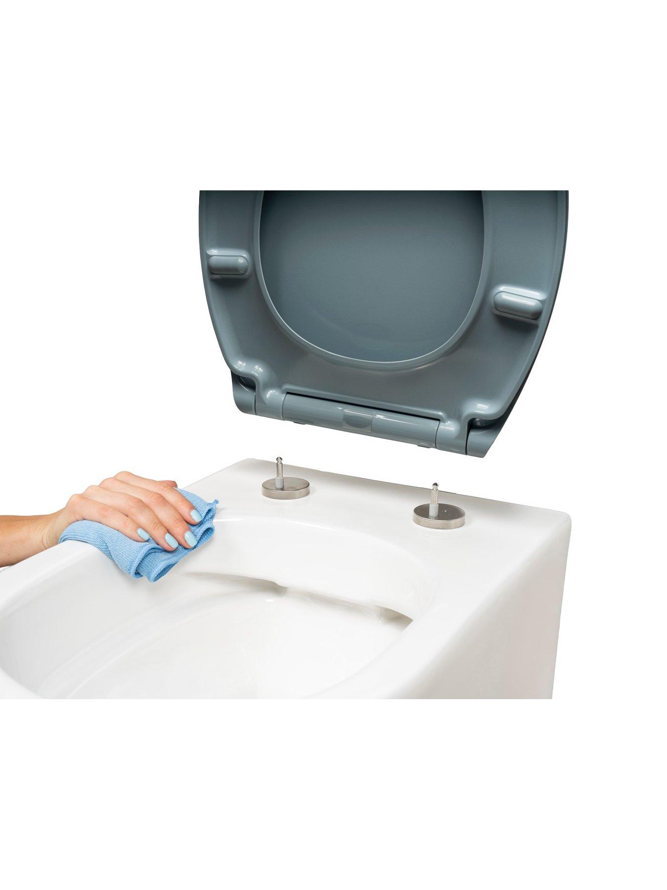 Image 5 of 5 of AQUALONA Thermoplast Toilet Seat - Blue