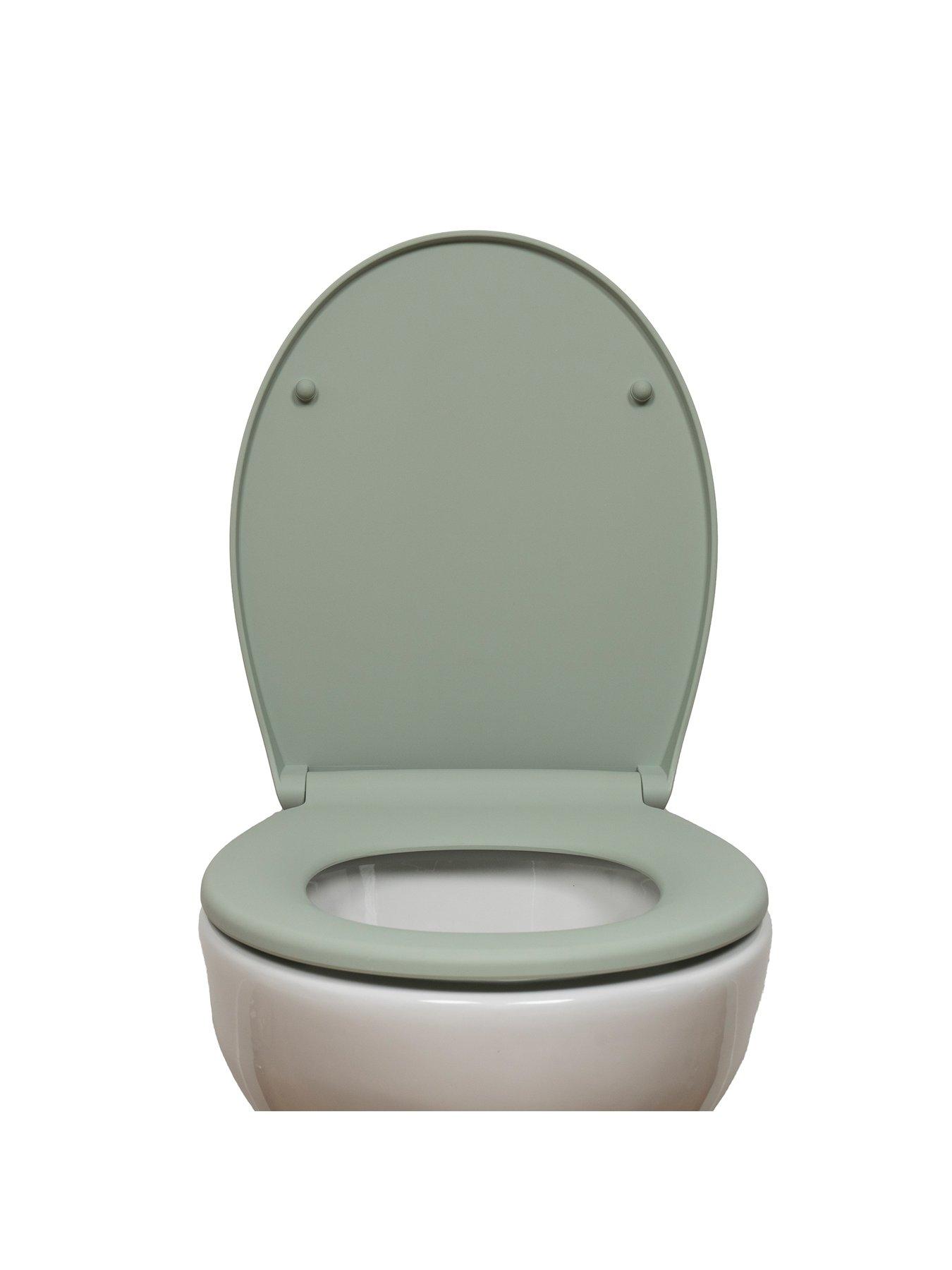 Image 4 of 5 of AQUALONA Thermoplast Toilet Seat - Wild Sage
